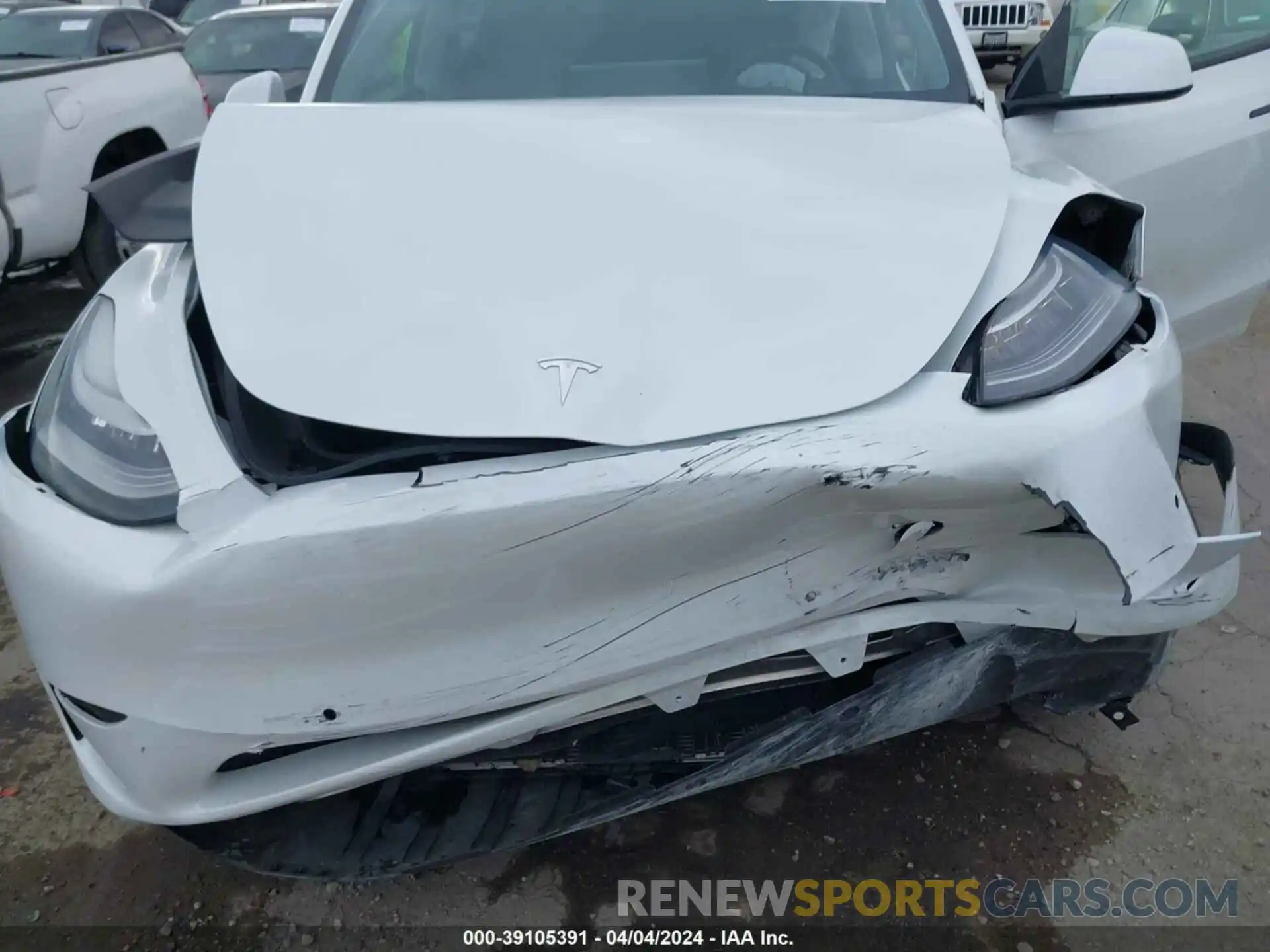 6 Photograph of a damaged car 5YJYGDEEXMF204144 TESLA MODEL Y 2021