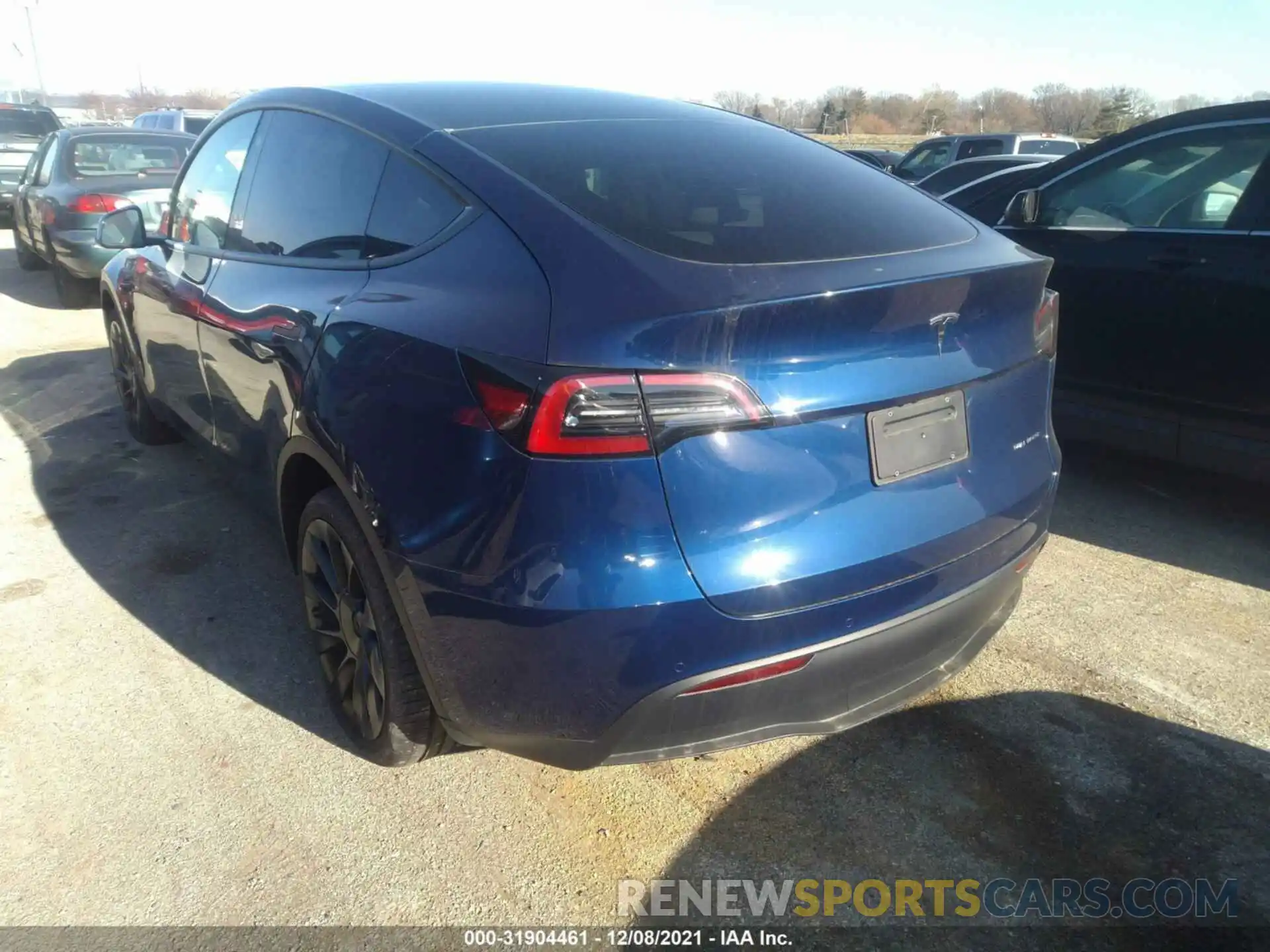 3 Photograph of a damaged car 5YJYGDEEXMF210168 TESLA MODEL Y 2021