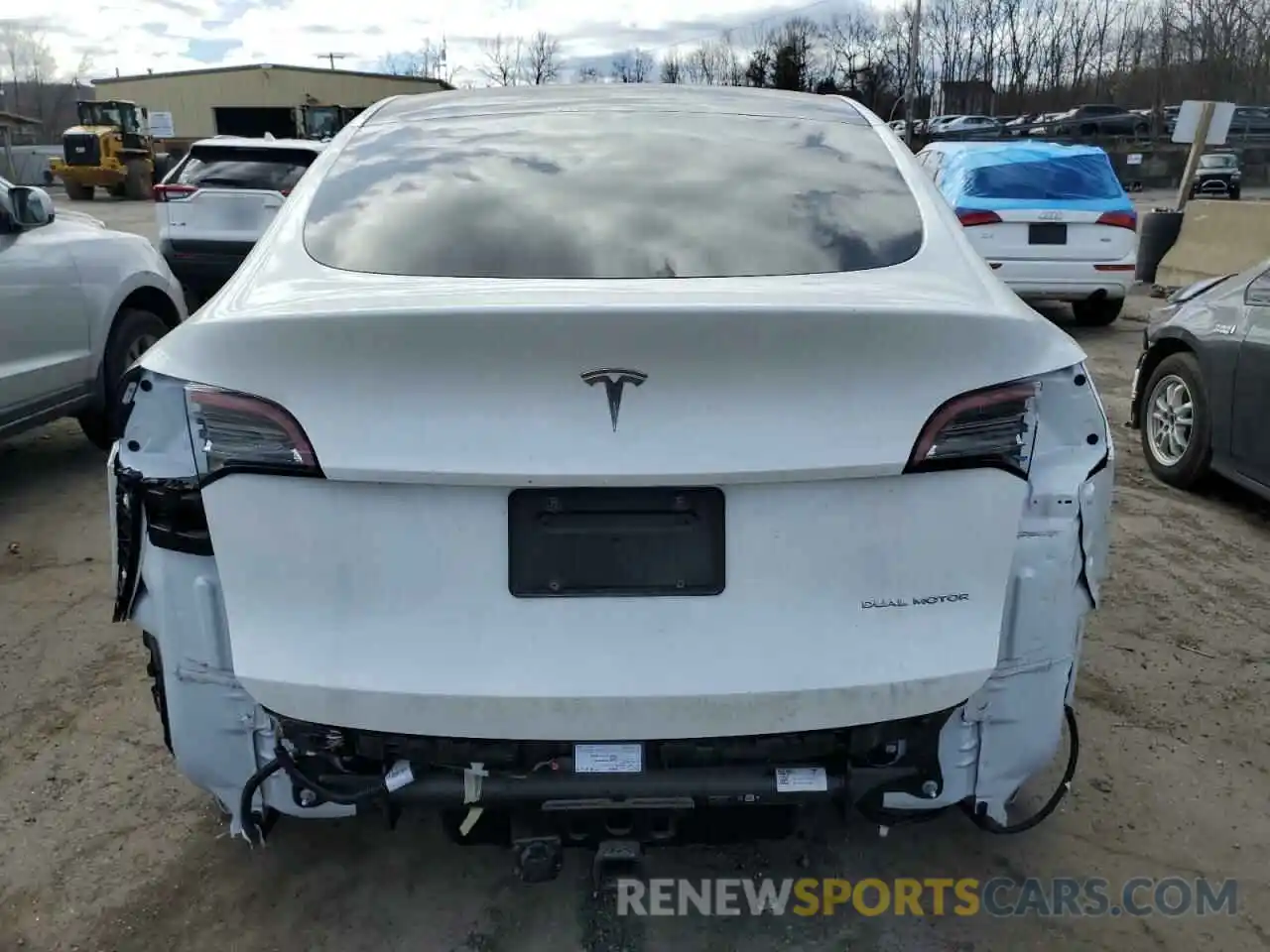 6 Photograph of a damaged car 5YJYGDEEXMF225107 TESLA MODEL Y 2021