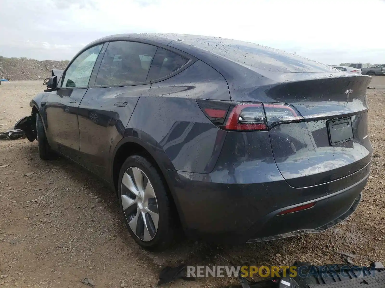 3 Photograph of a damaged car 5YJYGDEEXMF244496 TESLA MODEL Y 2021