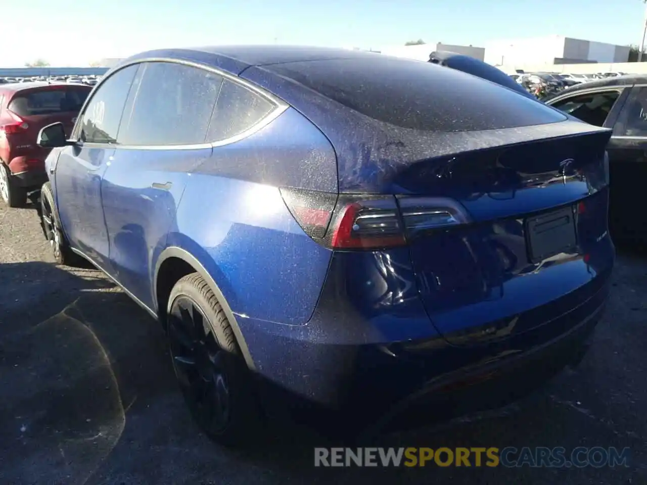 3 Photograph of a damaged car 5YJYGDEEXMF246247 TESLA MODEL Y 2021