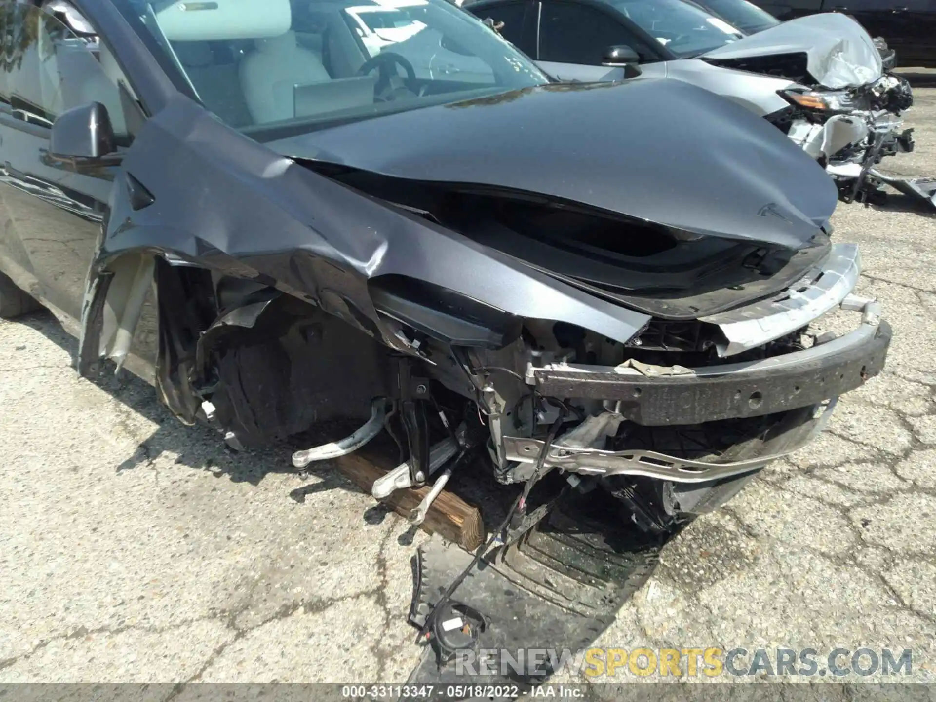 6 Photograph of a damaged car 5YJYGDEEXMF247947 TESLA MODEL Y 2021