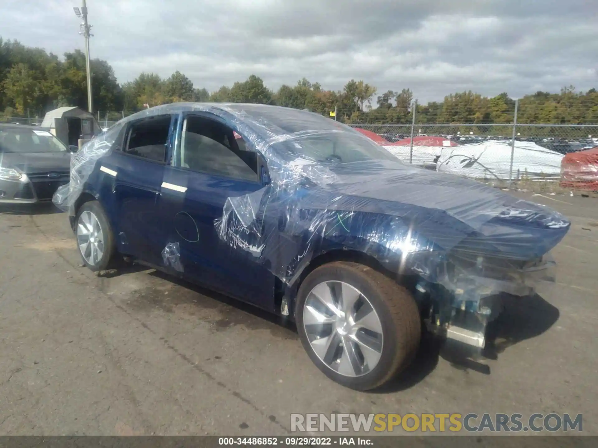 1 Photograph of a damaged car 5YJYGDEEXMF254073 TESLA MODEL Y 2021