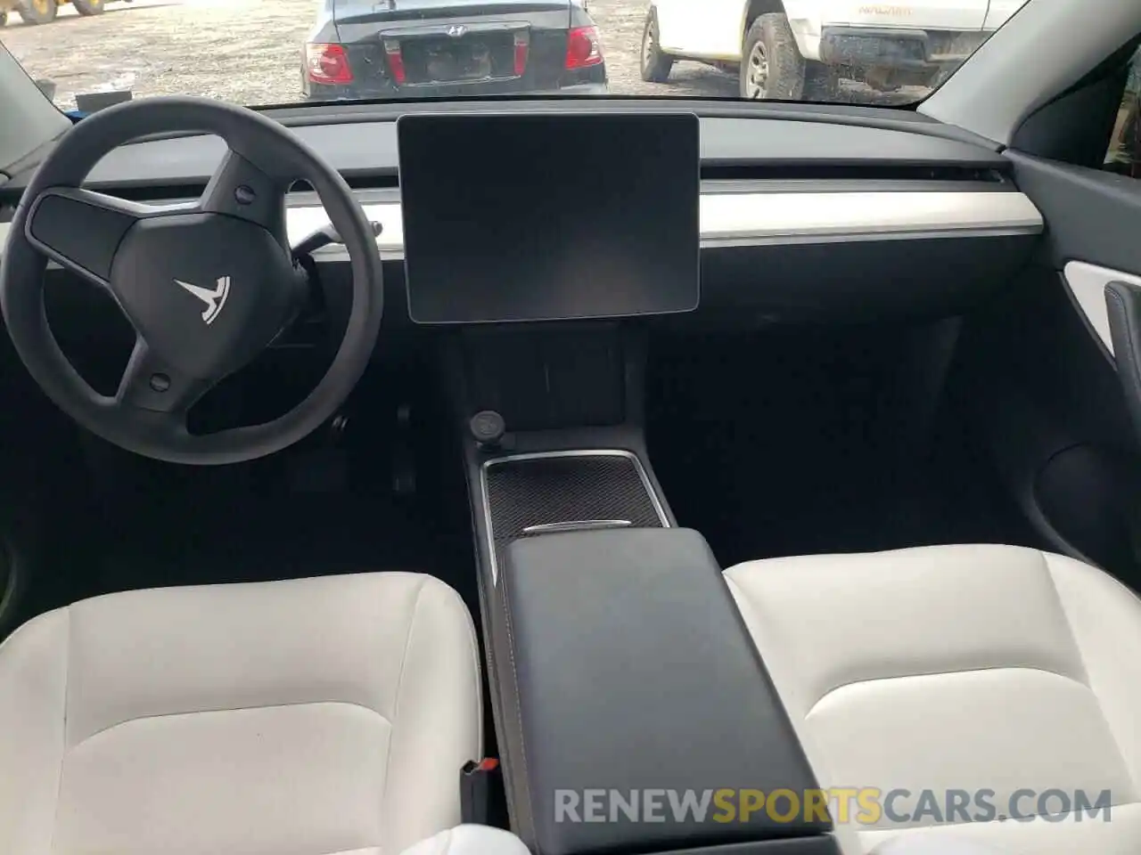 7 Photograph of a damaged car 5YJYGDEEXMF257877 TESLA MODEL Y 2021