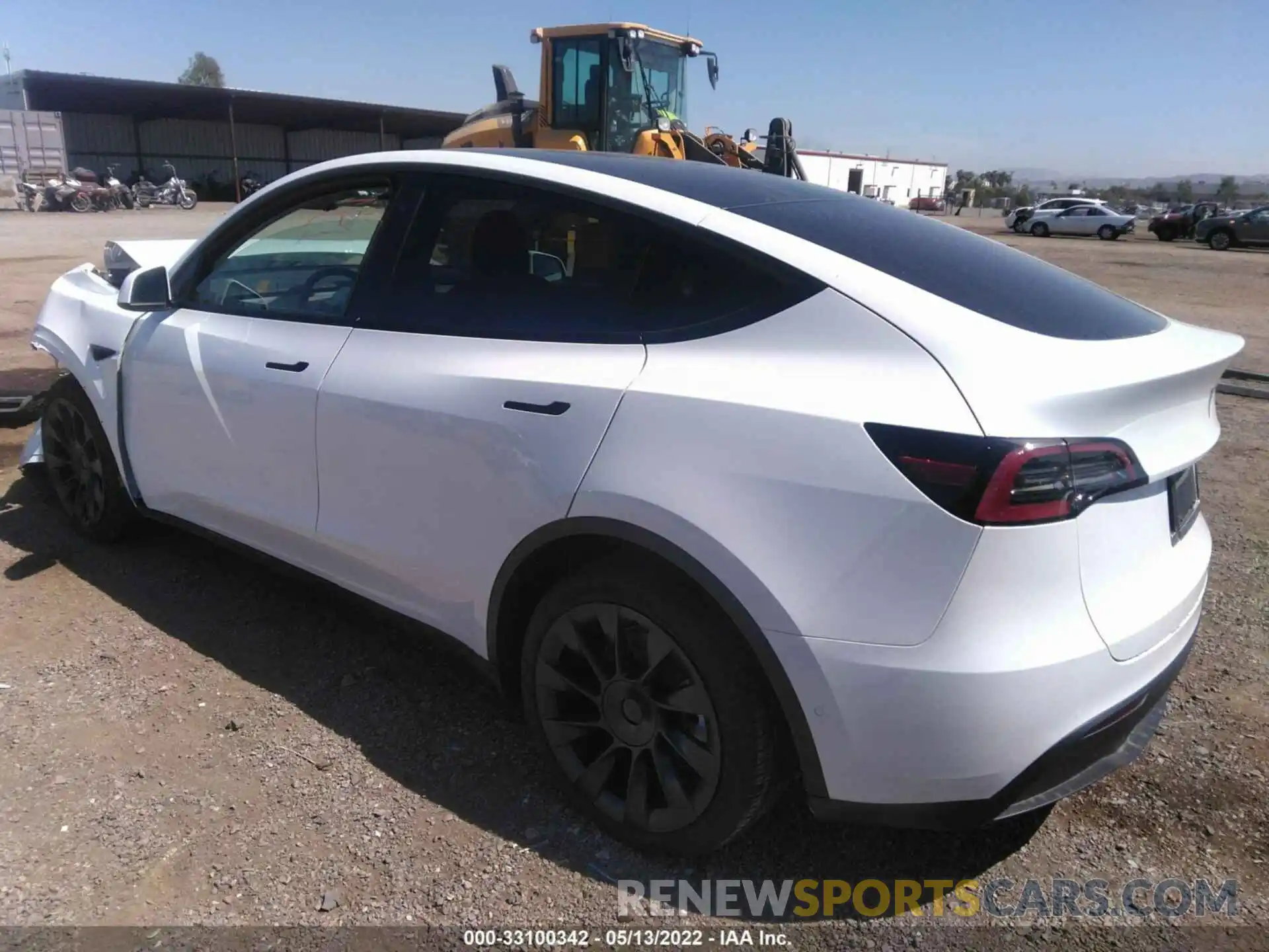 3 Photograph of a damaged car 5YJYGDEEXMF279247 TESLA MODEL Y 2021