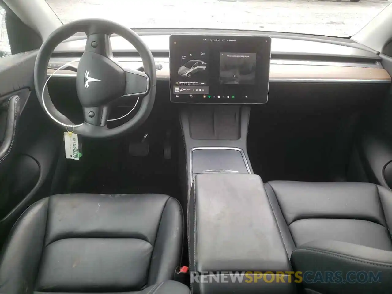 8 Photograph of a damaged car 5YJYGDEEXMF288286 TESLA MODEL Y 2021