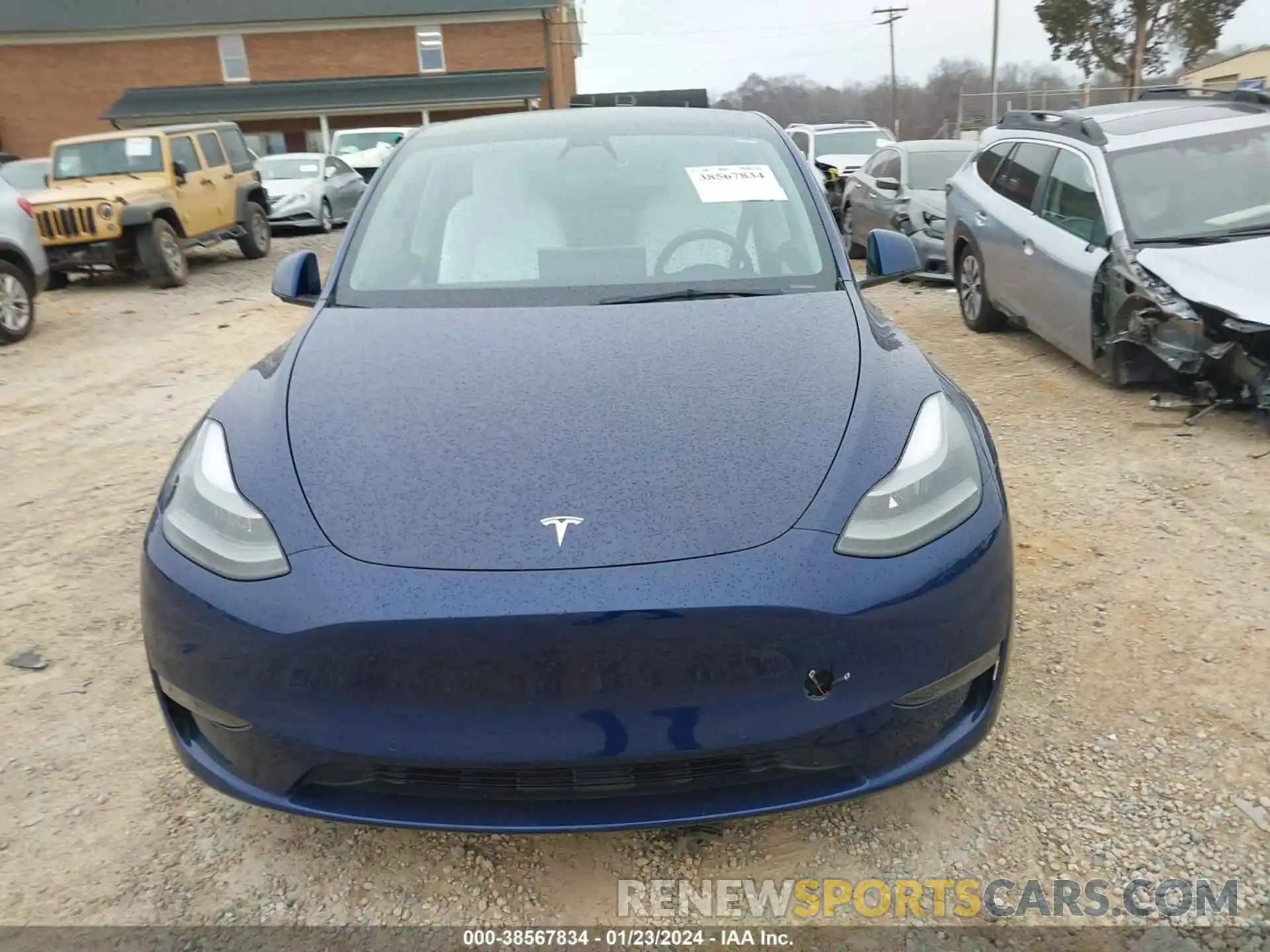 12 Photograph of a damaged car 5YJYGDEF0MF246556 TESLA MODEL Y 2021