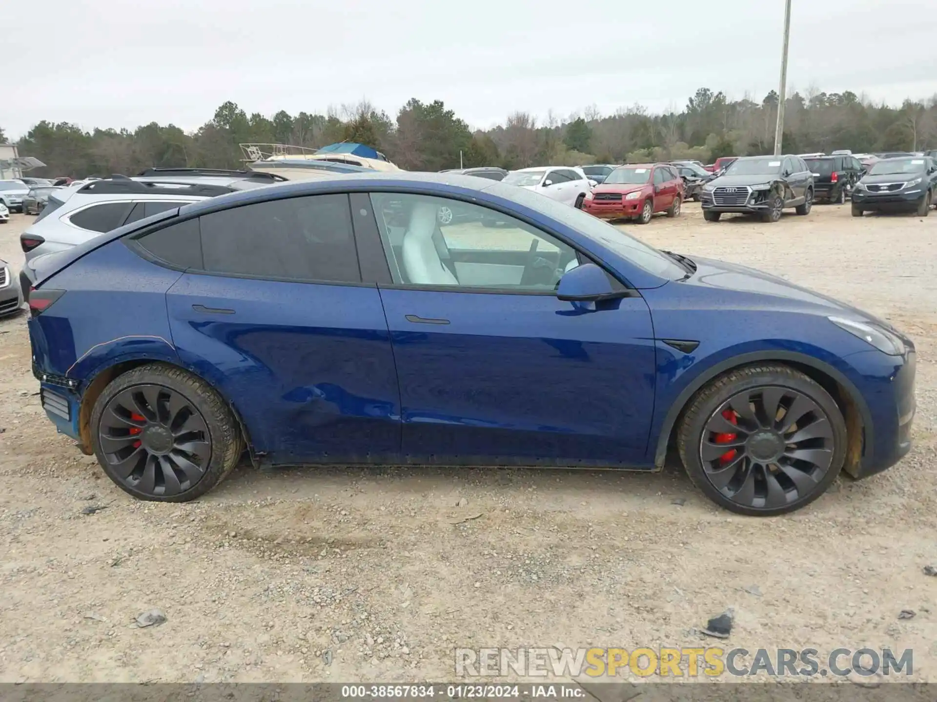 13 Photograph of a damaged car 5YJYGDEF0MF246556 TESLA MODEL Y 2021