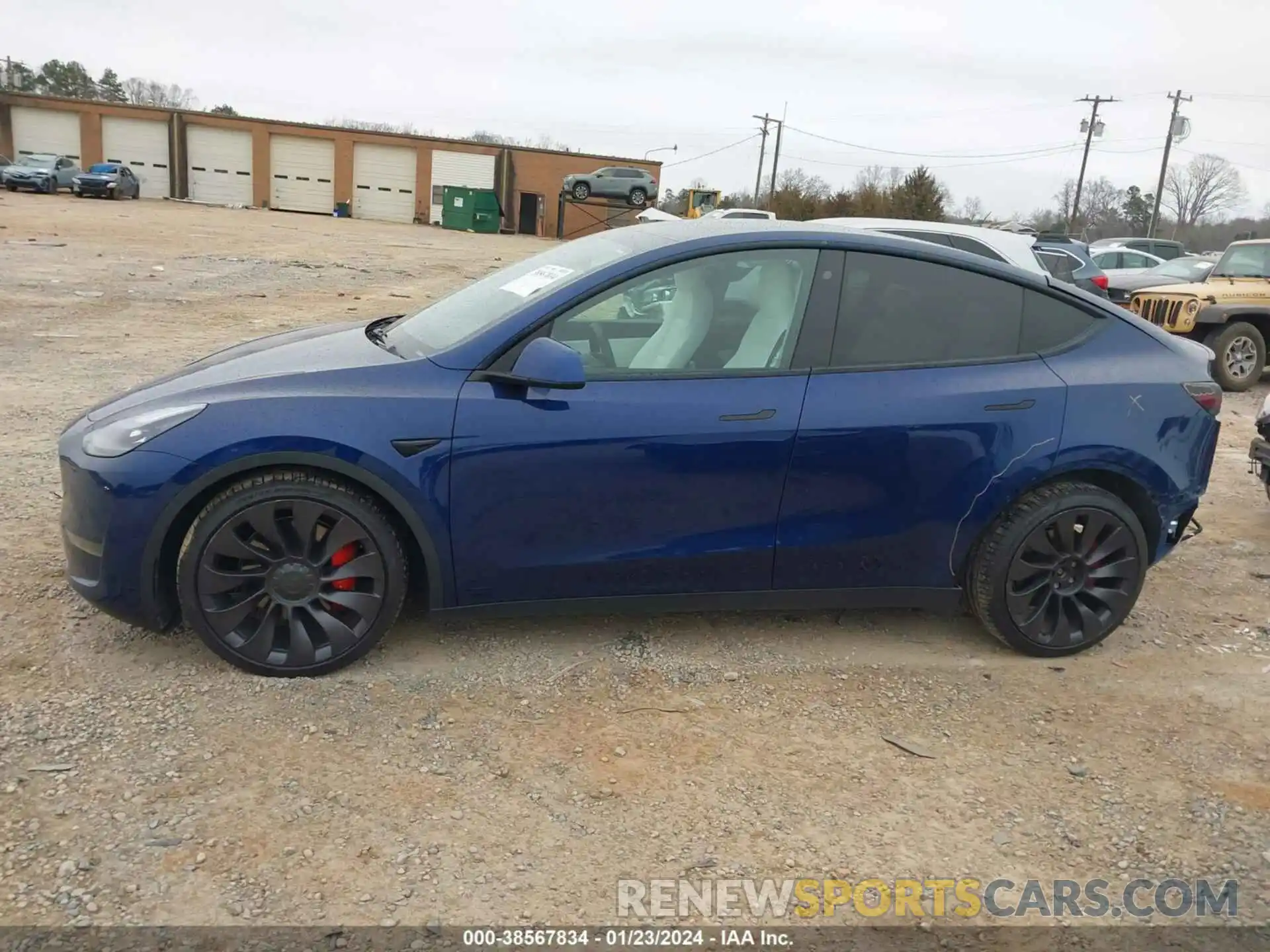 14 Photograph of a damaged car 5YJYGDEF0MF246556 TESLA MODEL Y 2021