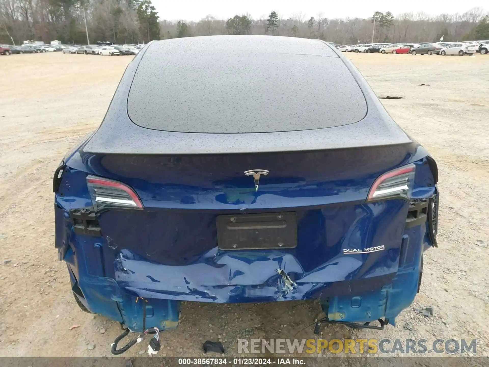 16 Photograph of a damaged car 5YJYGDEF0MF246556 TESLA MODEL Y 2021