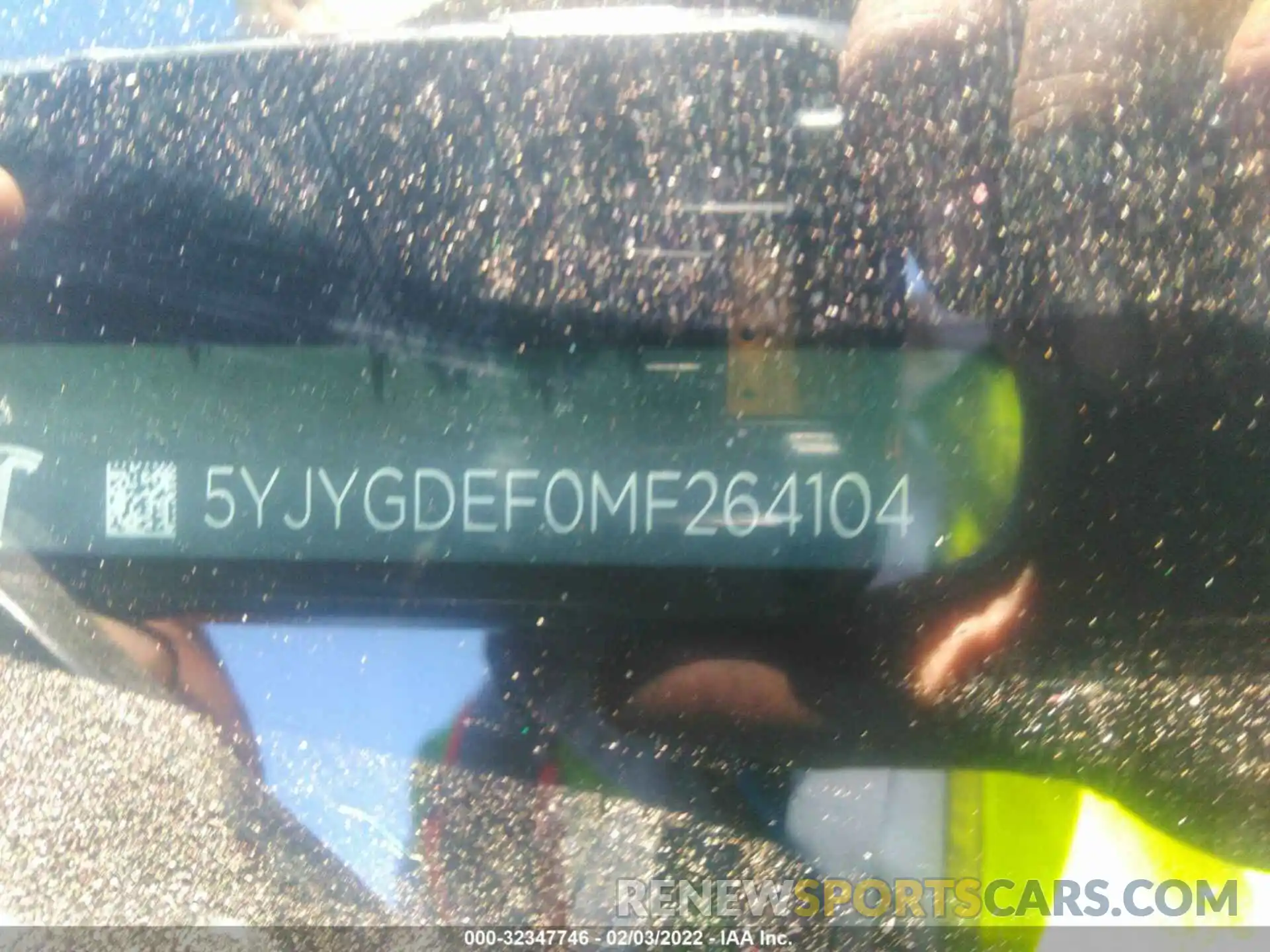 9 Photograph of a damaged car 5YJYGDEF0MF264104 TESLA MODEL Y 2021