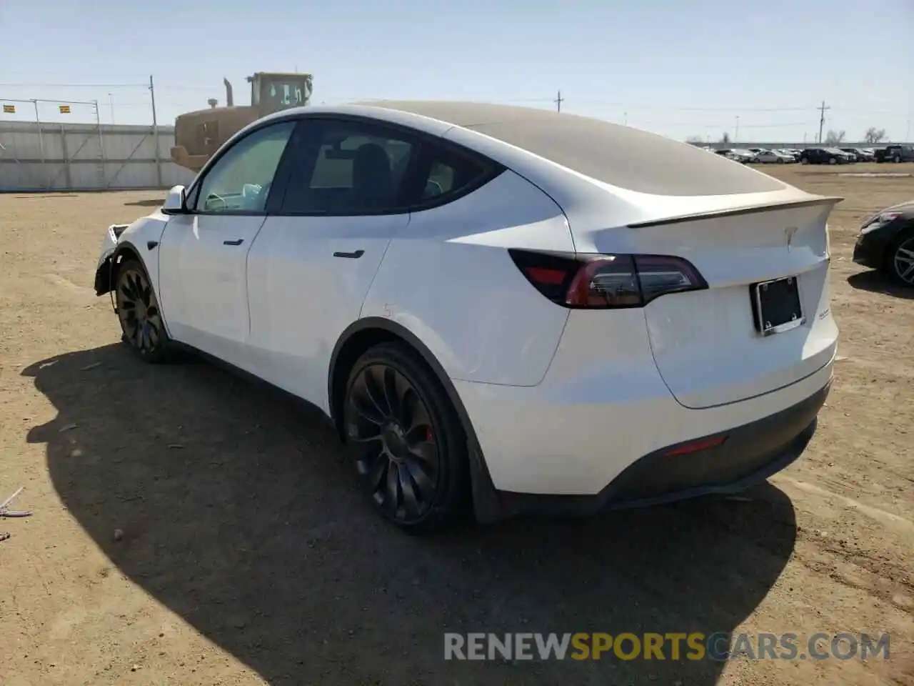 3 Photograph of a damaged car 5YJYGDEF0MF266872 TESLA MODEL Y 2021