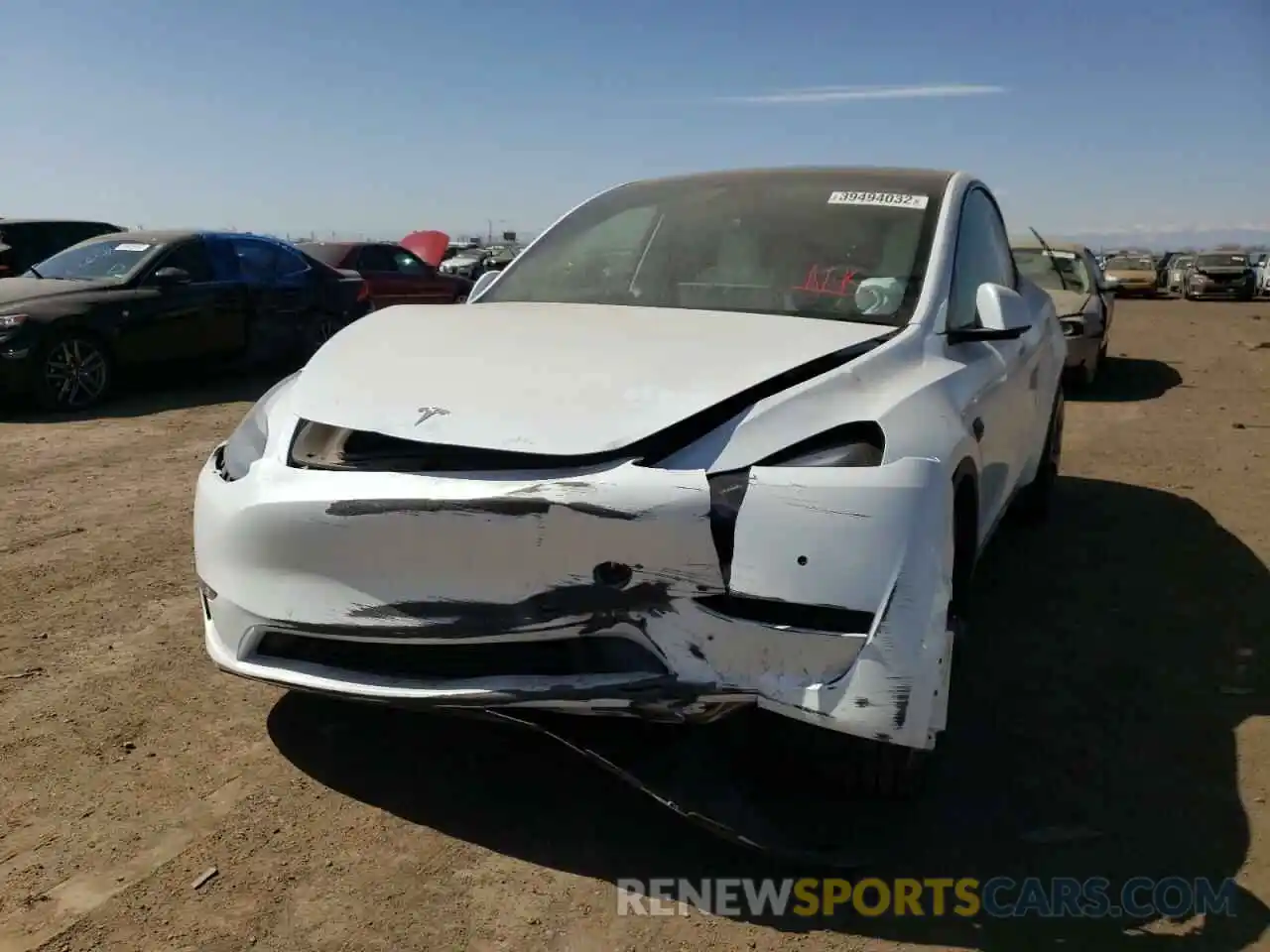 9 Photograph of a damaged car 5YJYGDEF0MF266872 TESLA MODEL Y 2021