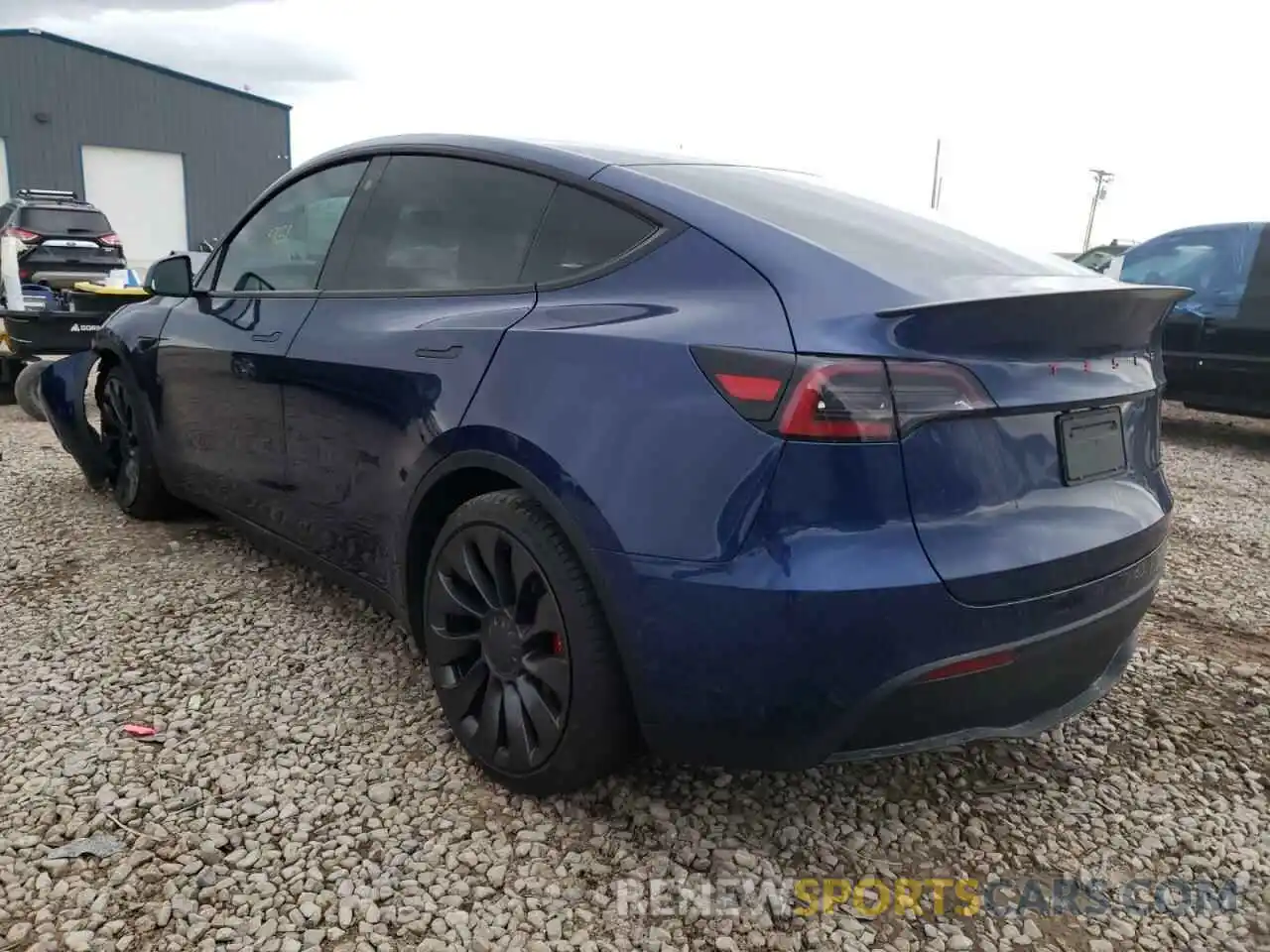 3 Фотография поврежденного автомобиля 5YJYGDEF1MF078314 TESLA MODEL Y 2021