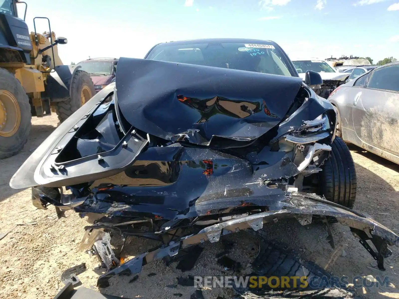 9 Photograph of a damaged car 5YJYGDEF1MF081813 TESLA MODEL Y 2021