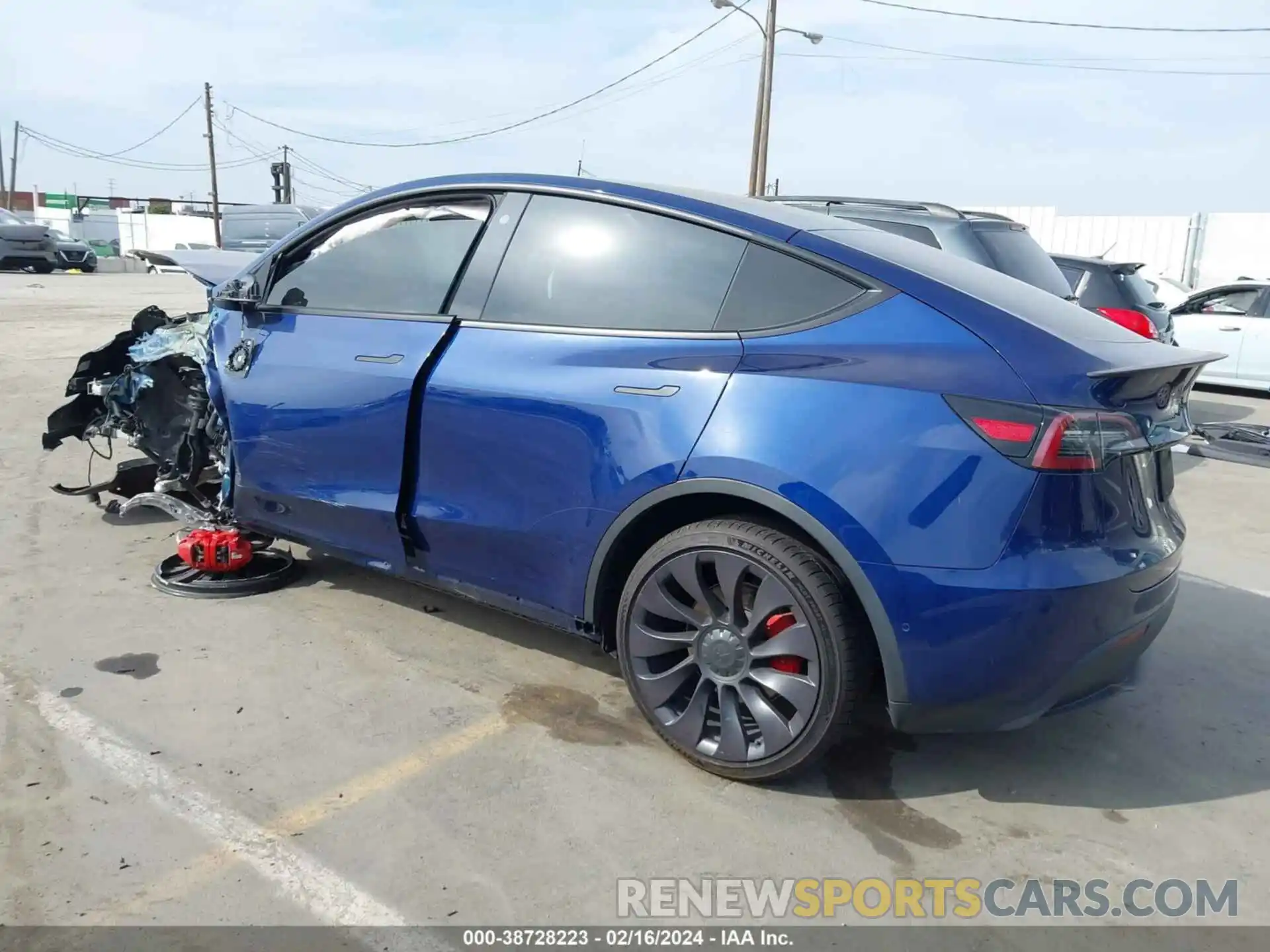 14 Фотография поврежденного автомобиля 5YJYGDEF1MF194709 TESLA MODEL Y 2021