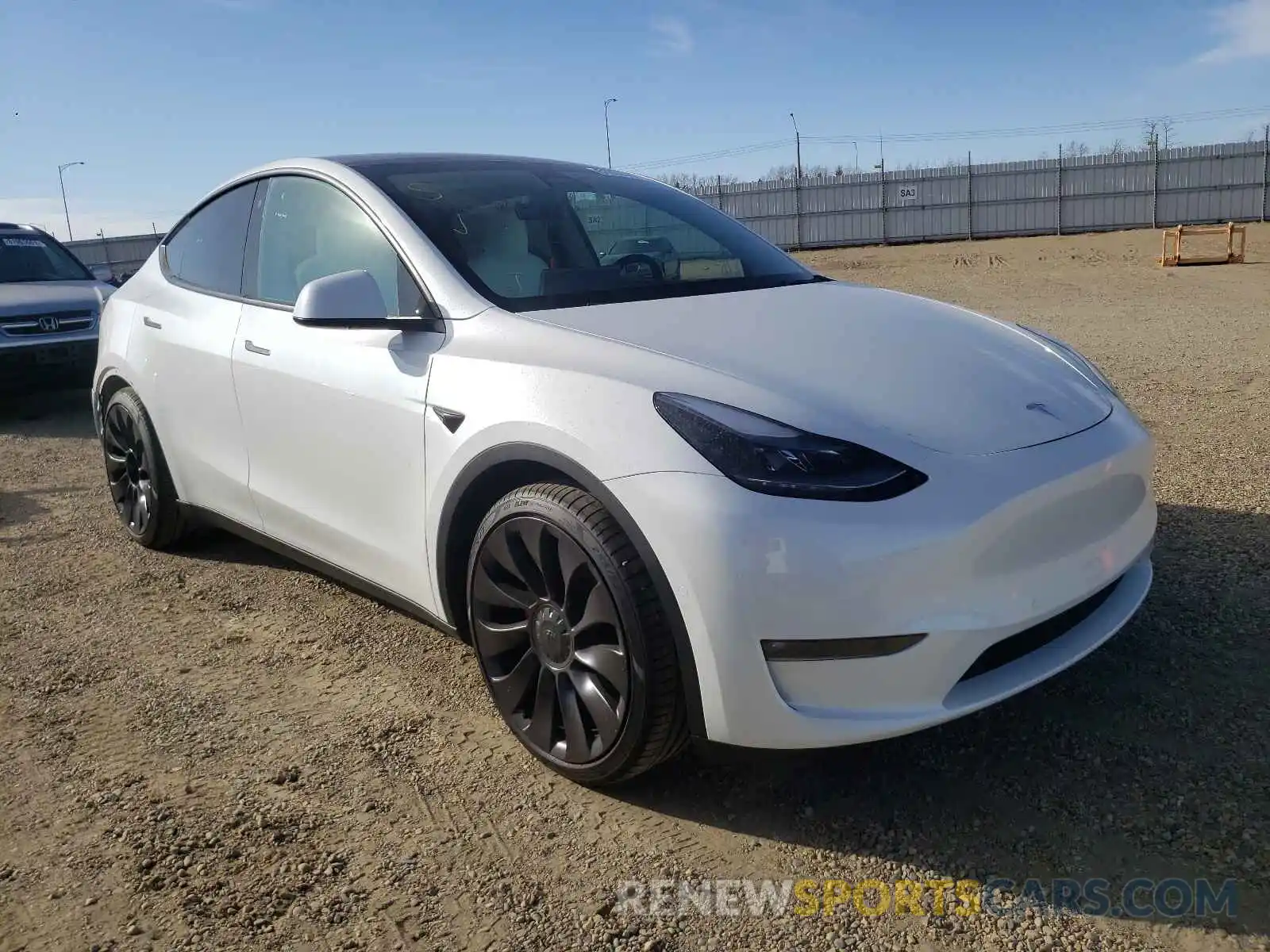 1 Фотография поврежденного автомобиля 5YJYGDEF1MF264645 TESLA MODEL Y 2021