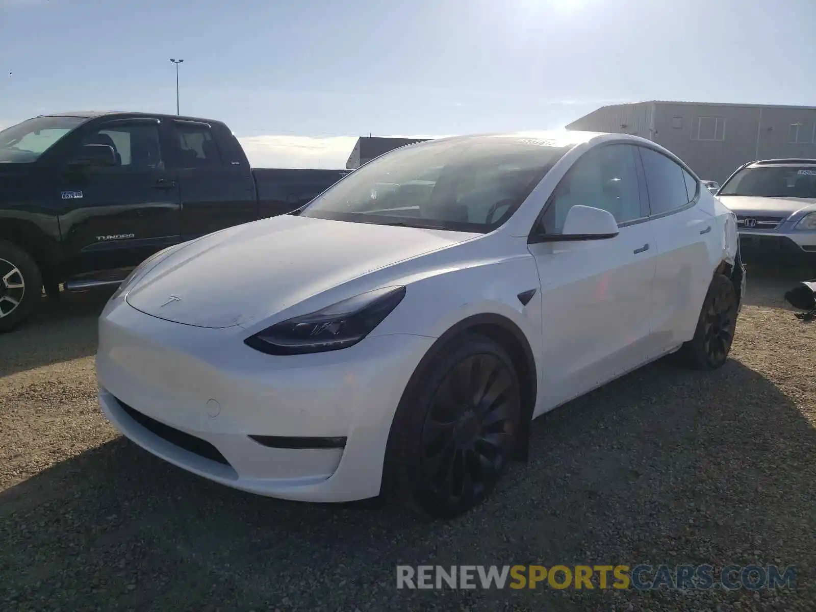 2 Фотография поврежденного автомобиля 5YJYGDEF1MF264645 TESLA MODEL Y 2021