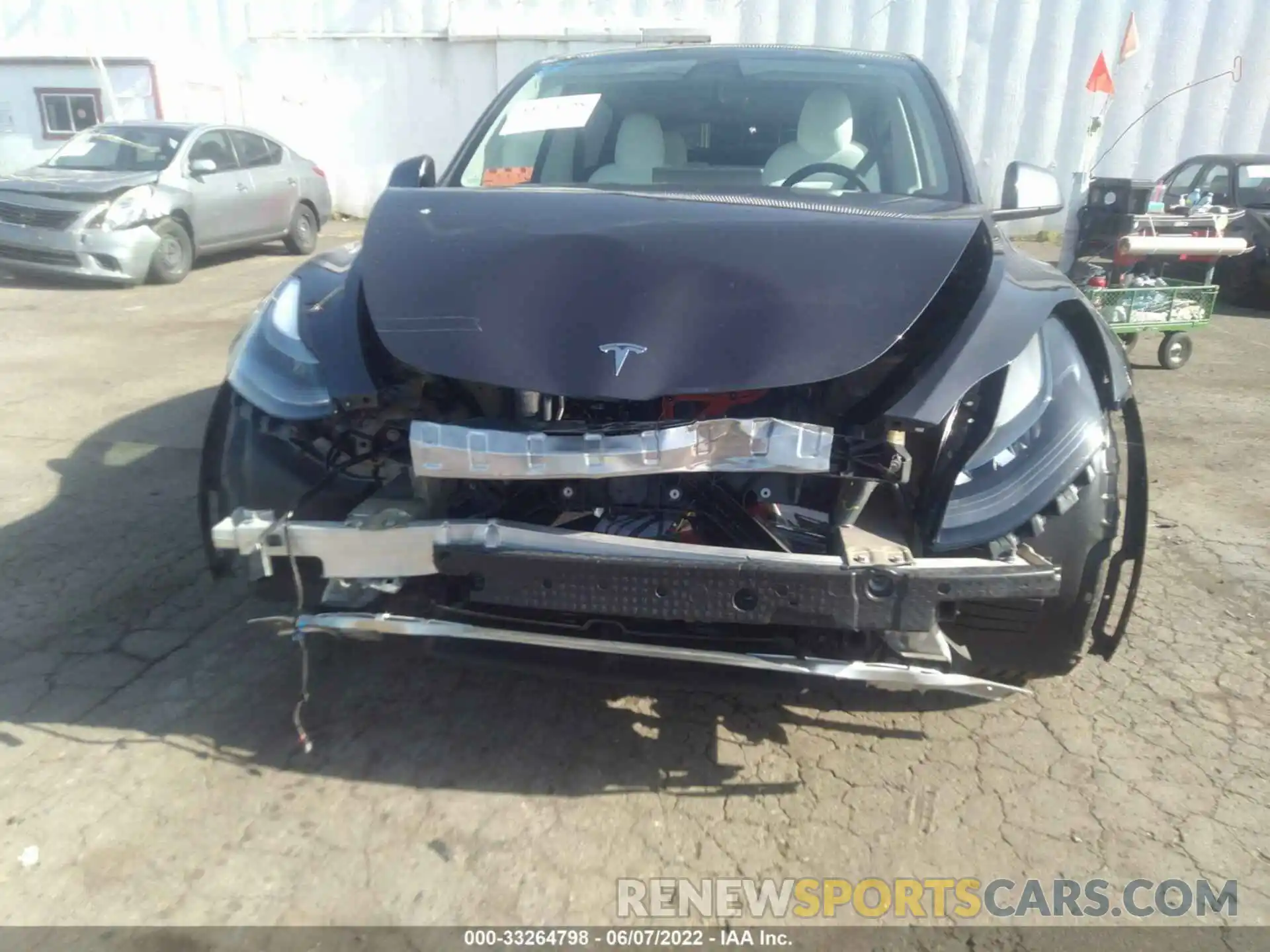 6 Photograph of a damaged car 5YJYGDEF1MF268615 TESLA MODEL Y 2021