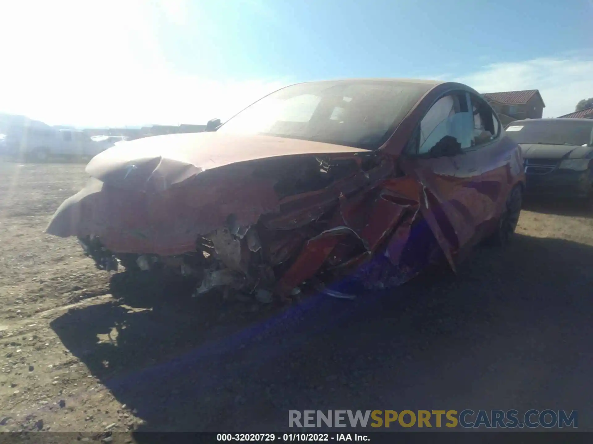 6 Photograph of a damaged car 5YJYGDEF1MF303959 TESLA MODEL Y 2021