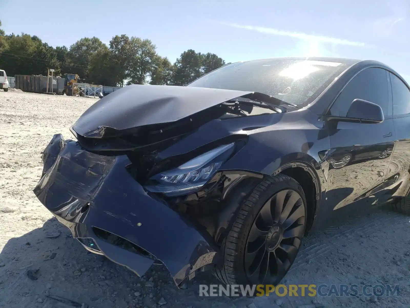 9 Photograph of a damaged car 5YJYGDEF2MF081447 TESLA MODEL Y 2021