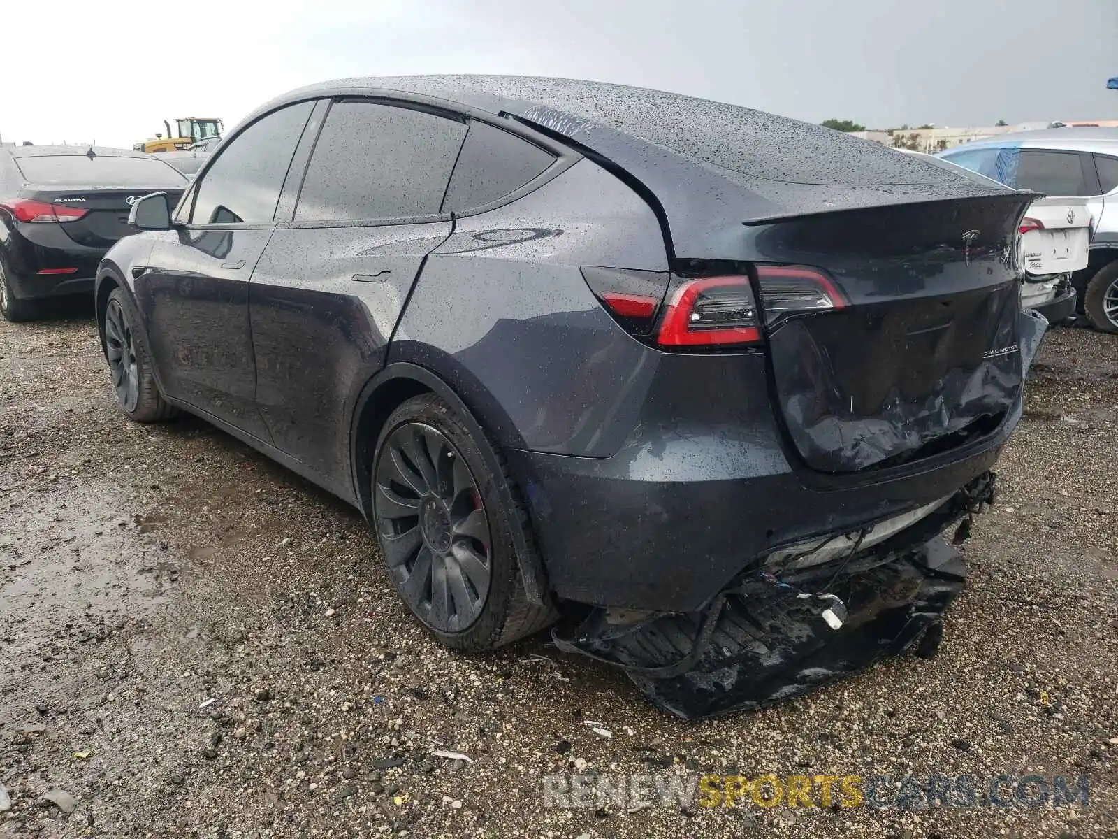 3 Фотография поврежденного автомобиля 5YJYGDEF2MF081450 TESLA MODEL Y 2021