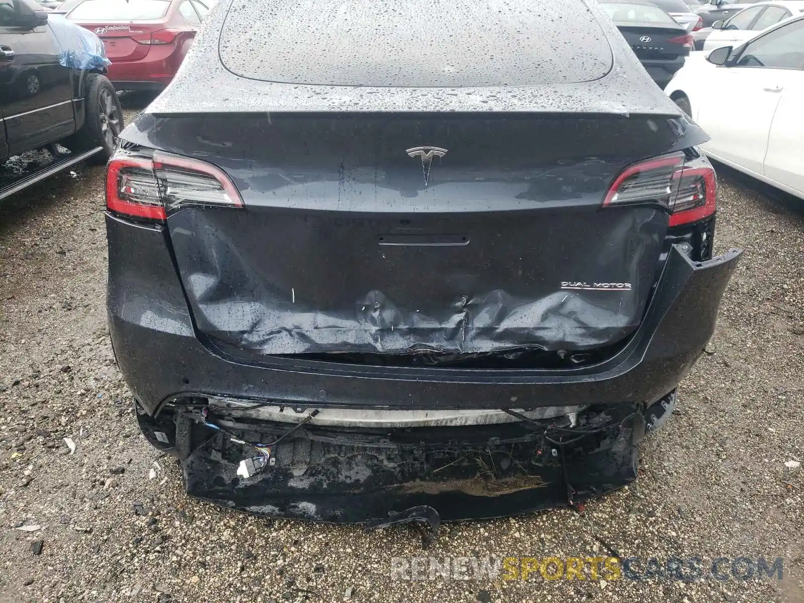 9 Фотография поврежденного автомобиля 5YJYGDEF2MF081450 TESLA MODEL Y 2021