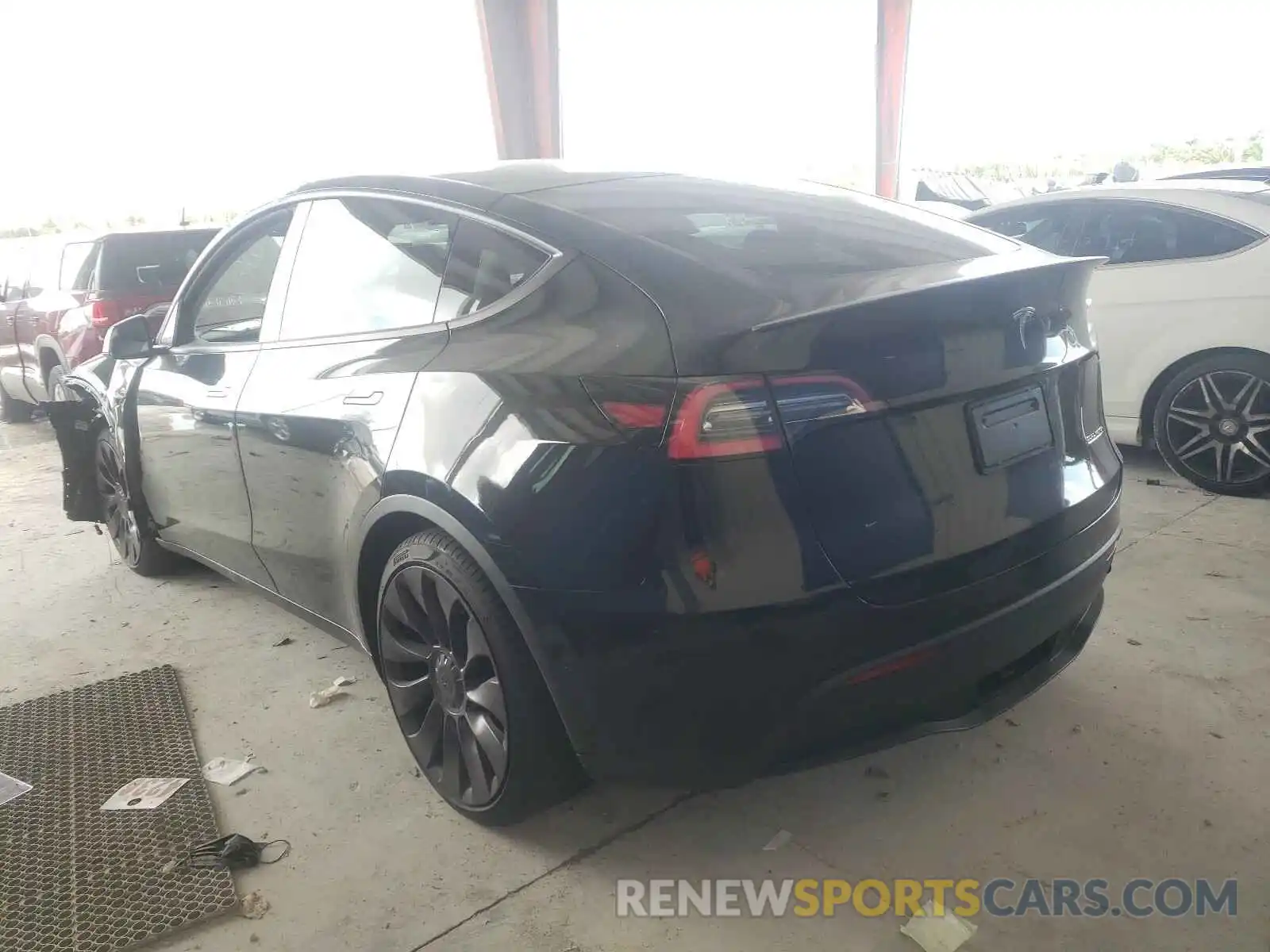 3 Фотография поврежденного автомобиля 5YJYGDEF2MF088950 TESLA MODEL Y 2021