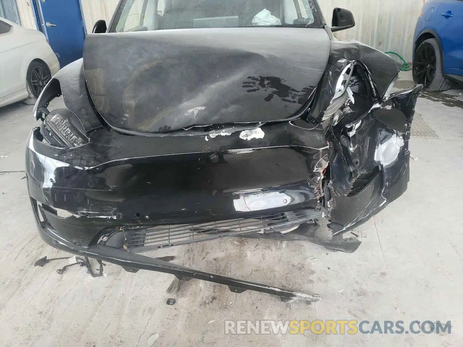 9 Photograph of a damaged car 5YJYGDEF2MF088950 TESLA MODEL Y 2021