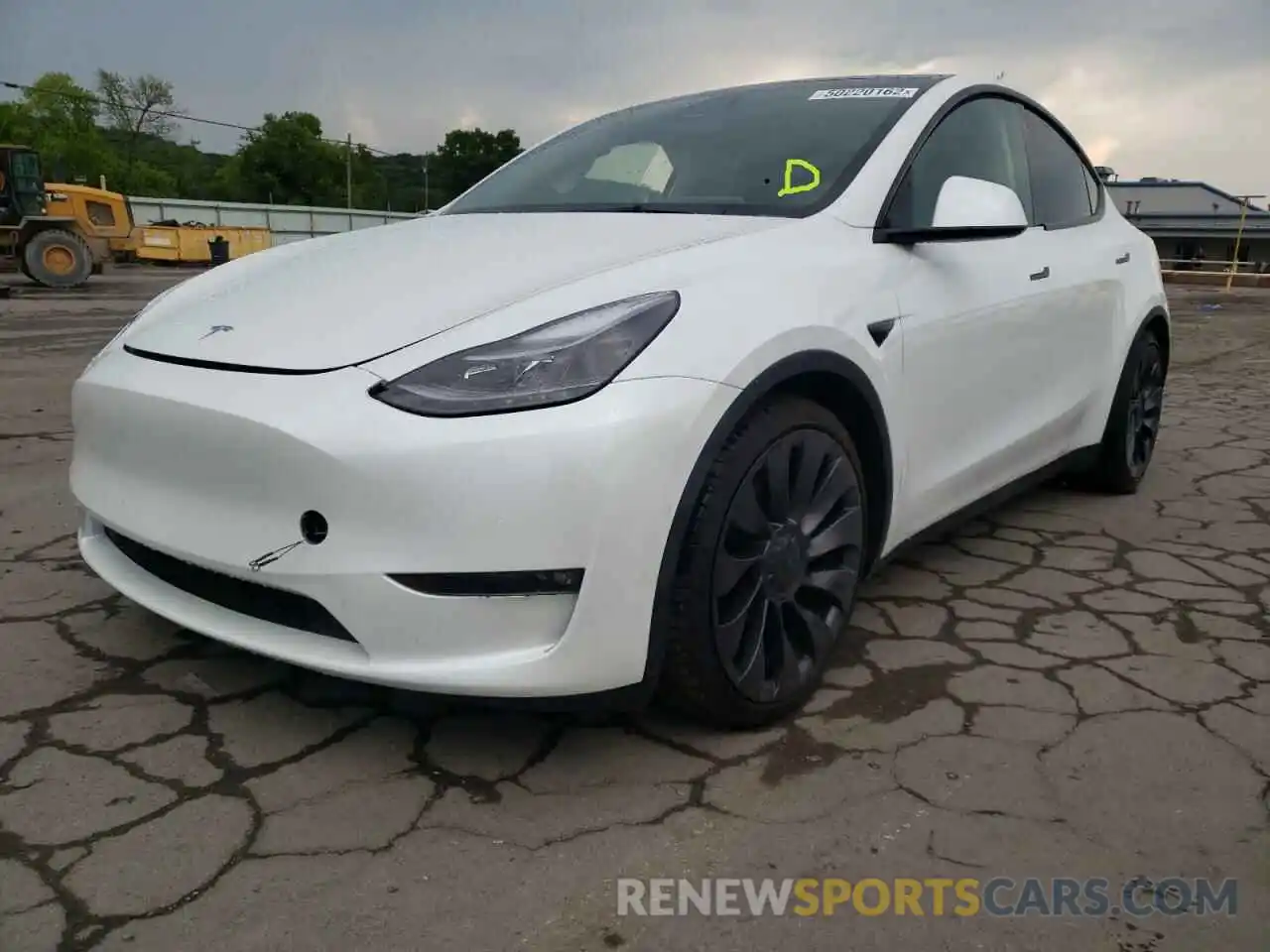 2 Фотография поврежденного автомобиля 5YJYGDEF2MF124460 TESLA MODEL Y 2021