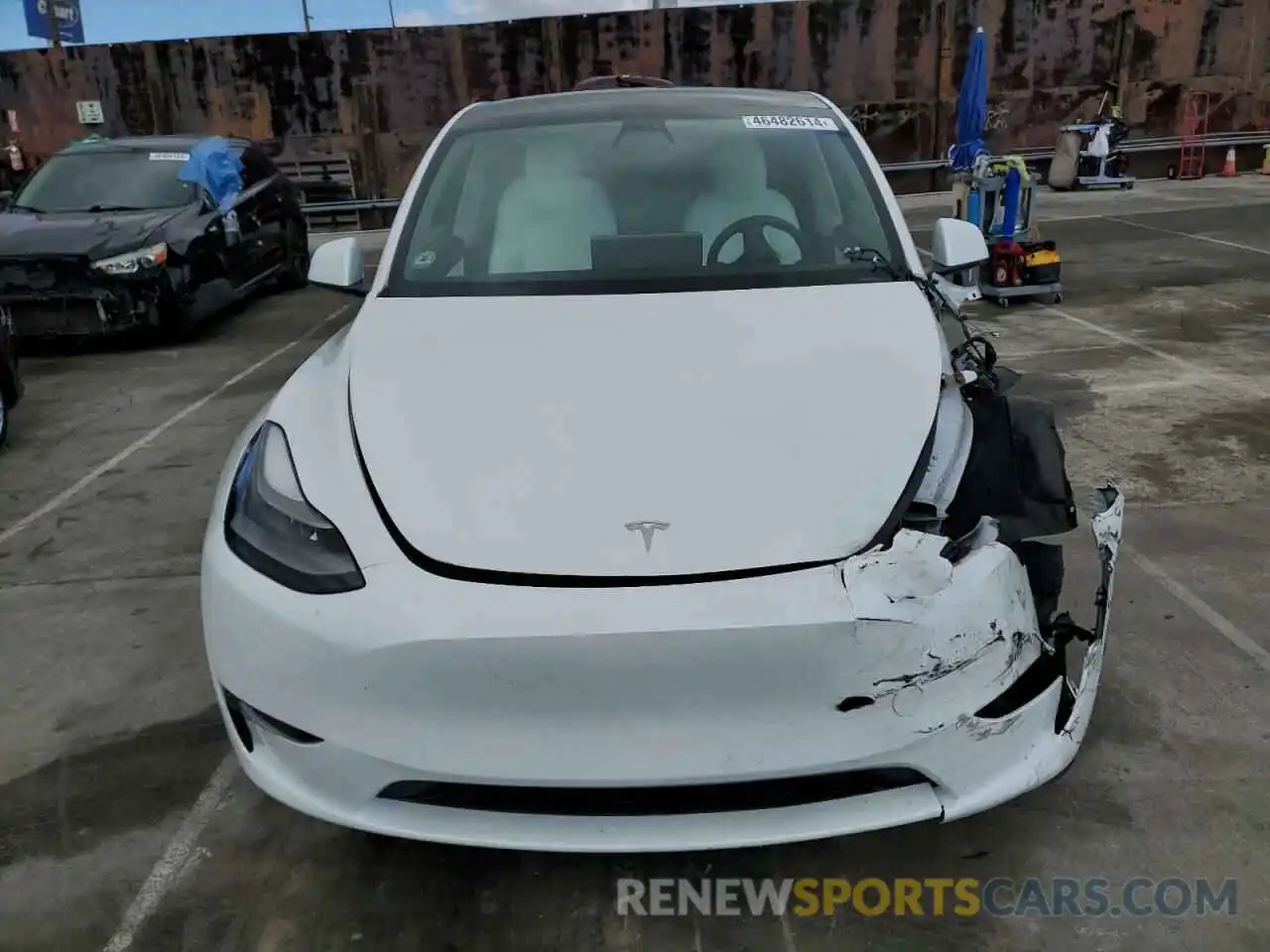 5 Photograph of a damaged car 5YJYGDEF2MF157829 TESLA MODEL Y 2021