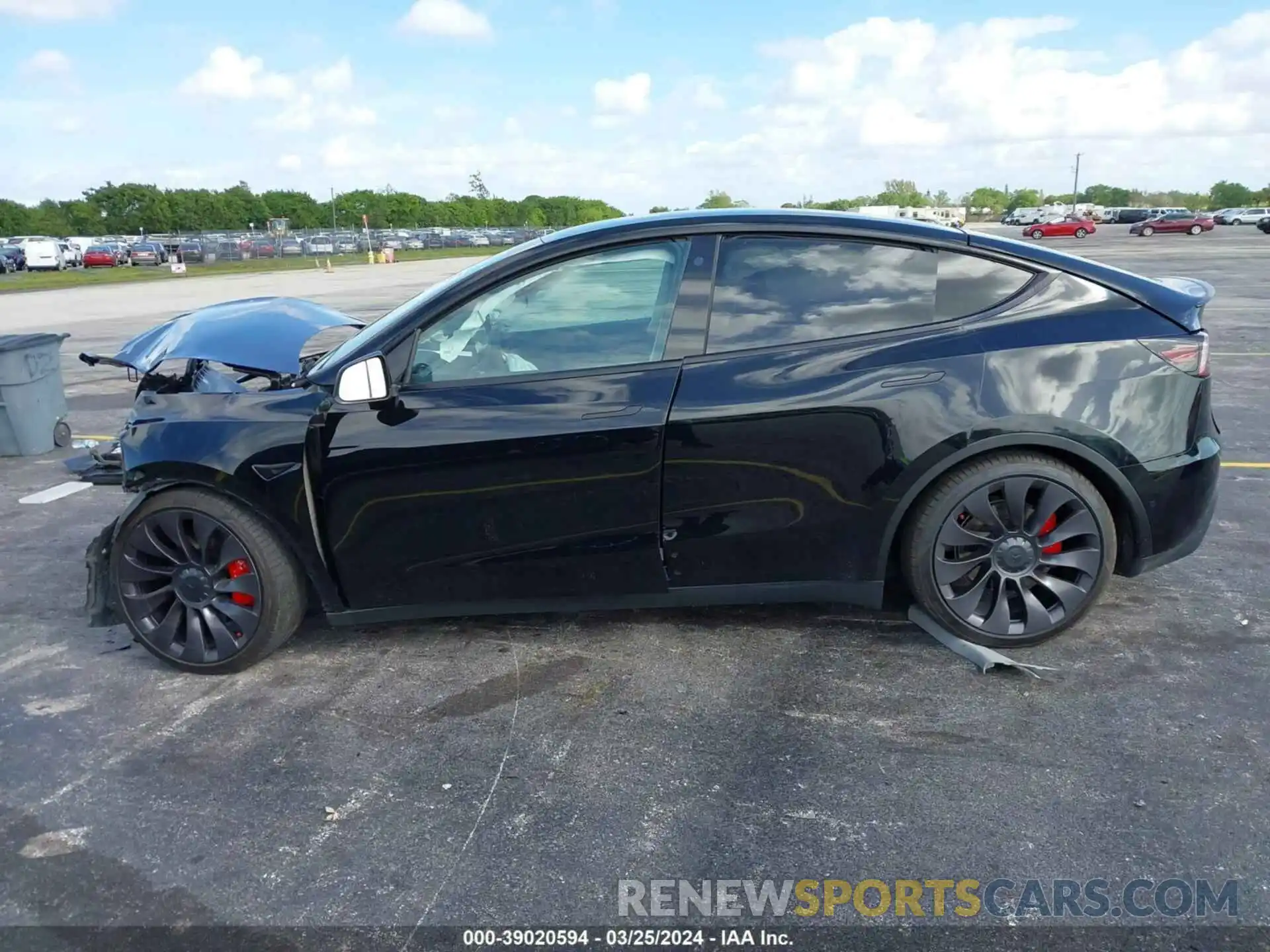 14 Photograph of a damaged car 5YJYGDEF2MF268882 TESLA MODEL Y 2021