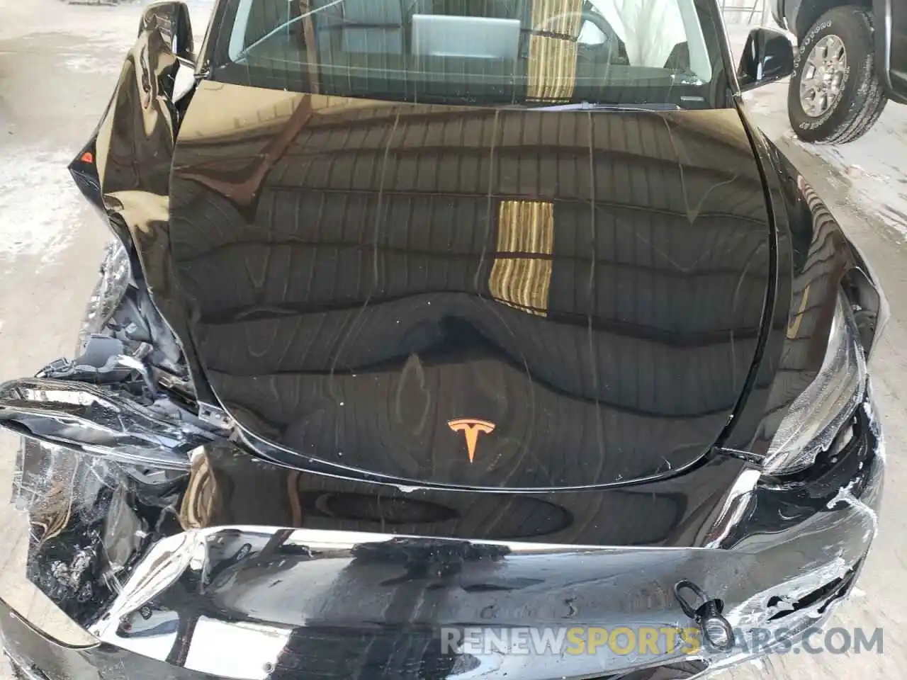 7 Photograph of a damaged car 5YJYGDEF3MF133555 TESLA MODEL Y 2021