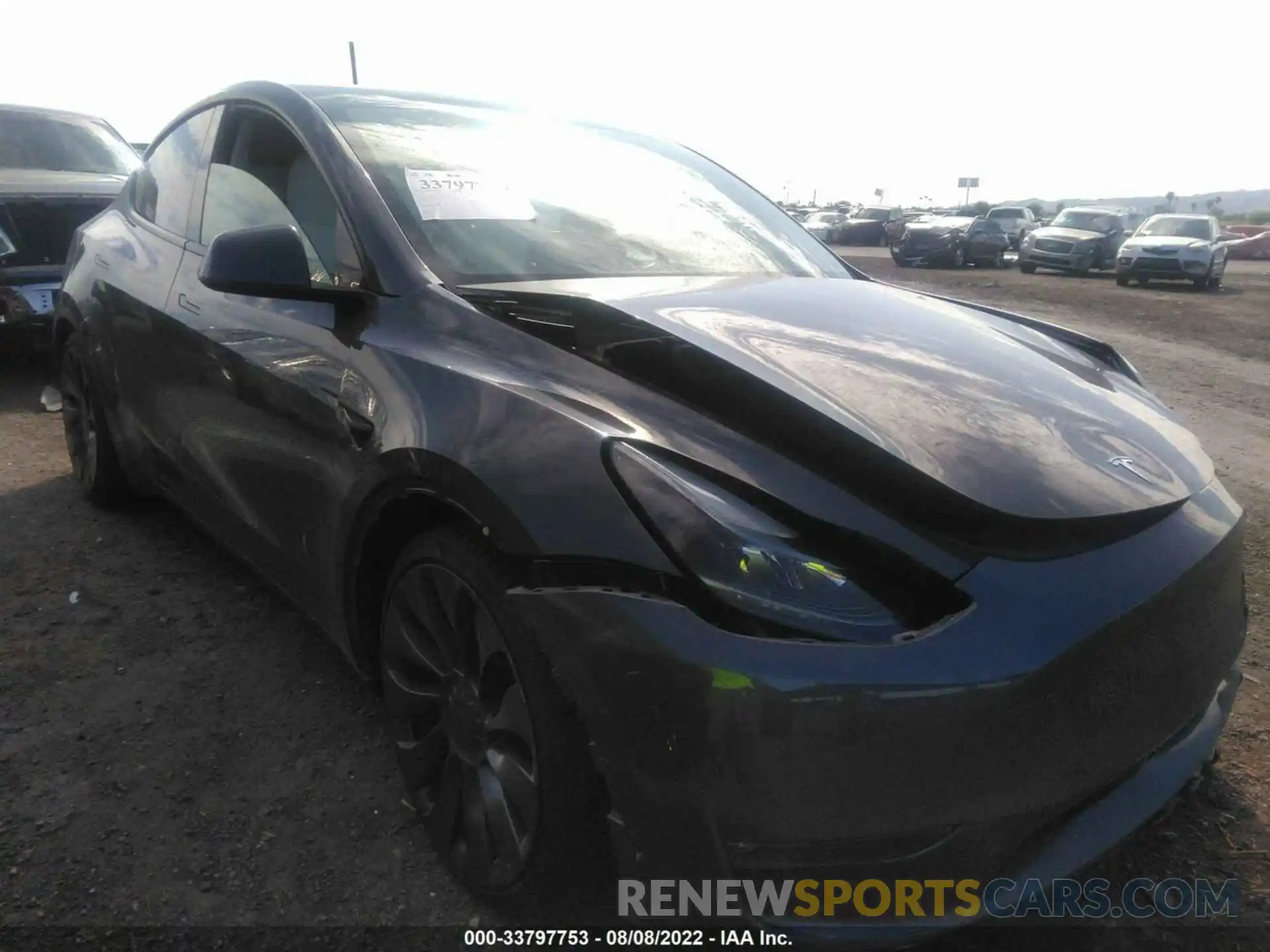 1 Фотография поврежденного автомобиля 5YJYGDEF3MF134088 TESLA MODEL Y 2021