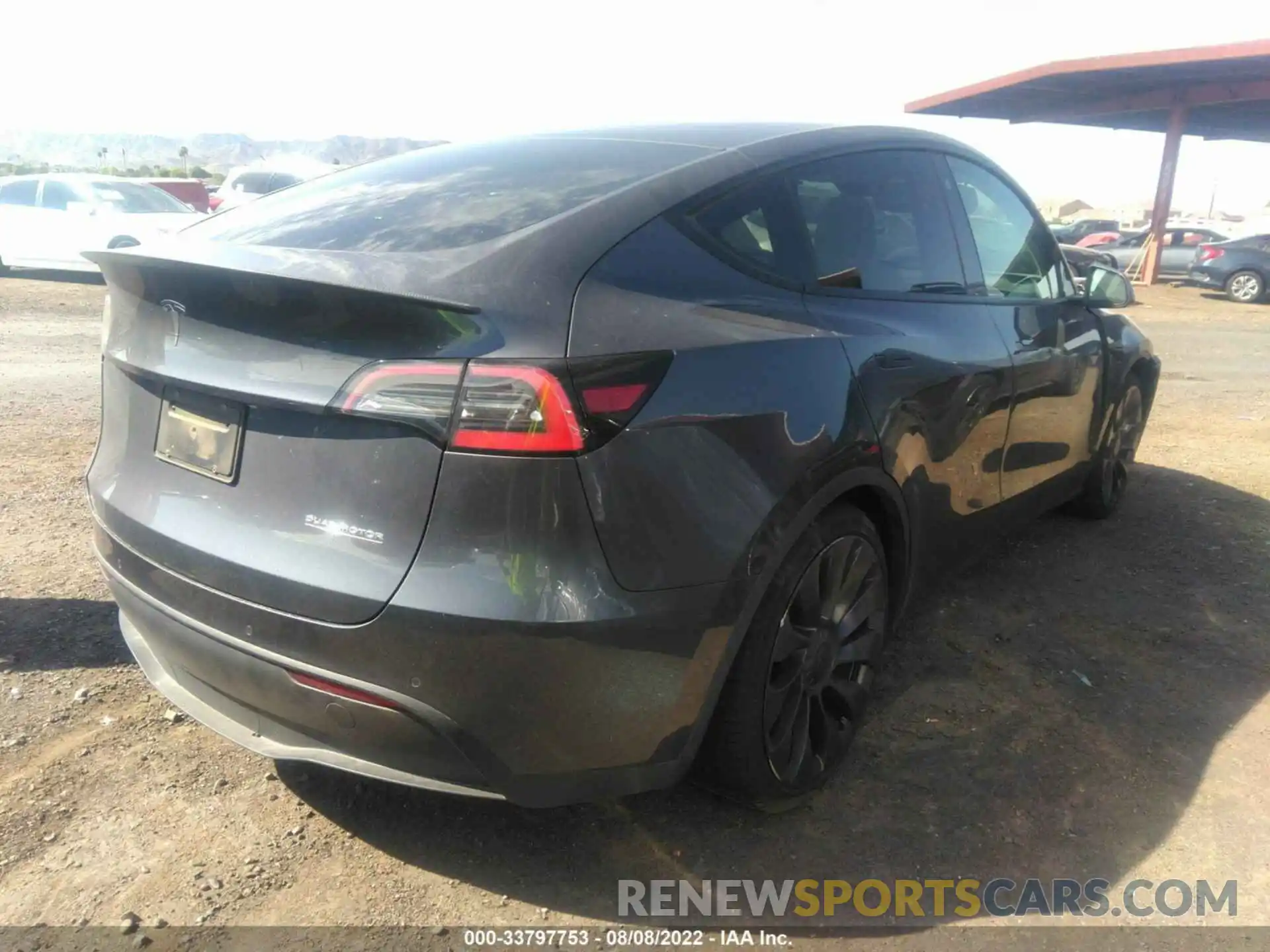 4 Фотография поврежденного автомобиля 5YJYGDEF3MF134088 TESLA MODEL Y 2021