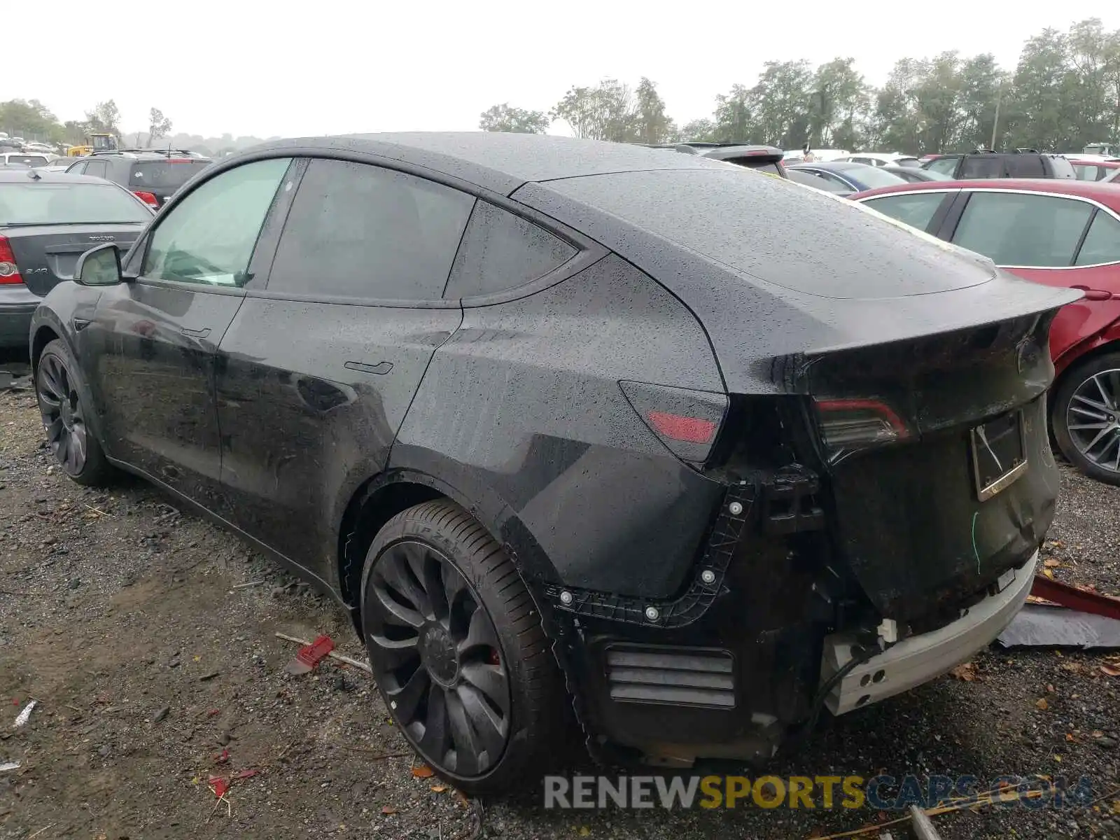 3 Фотография поврежденного автомобиля 5YJYGDEF3MF242999 TESLA MODEL Y 2021