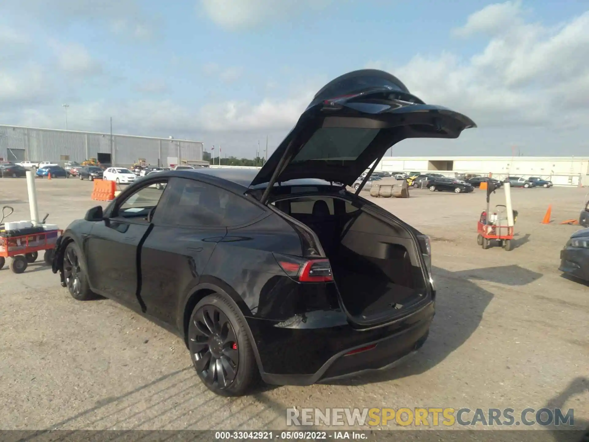 3 Фотография поврежденного автомобиля 5YJYGDEF3MF258796 TESLA MODEL Y 2021