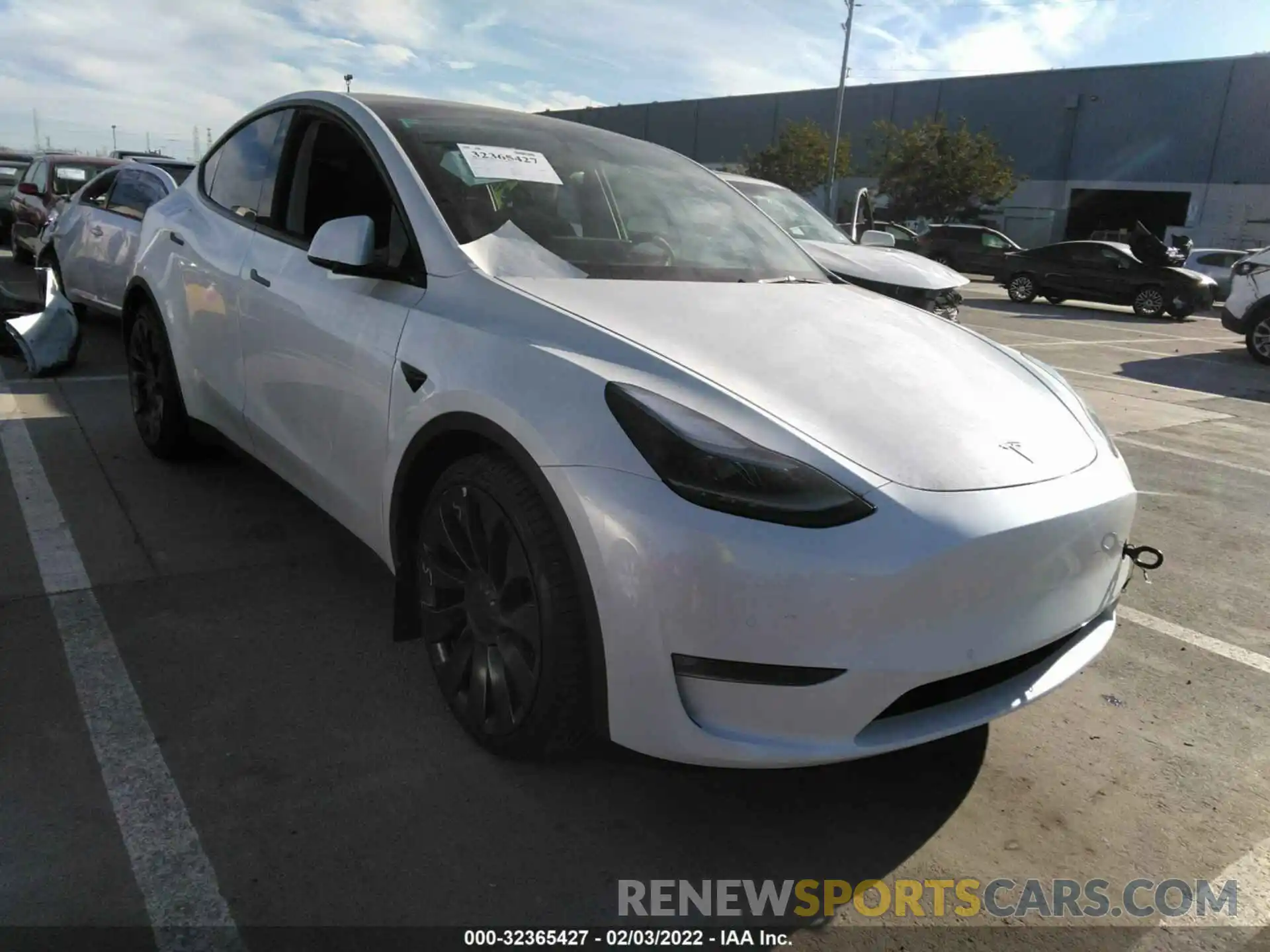 1 Фотография поврежденного автомобиля 5YJYGDEF3MF271337 TESLA MODEL Y 2021