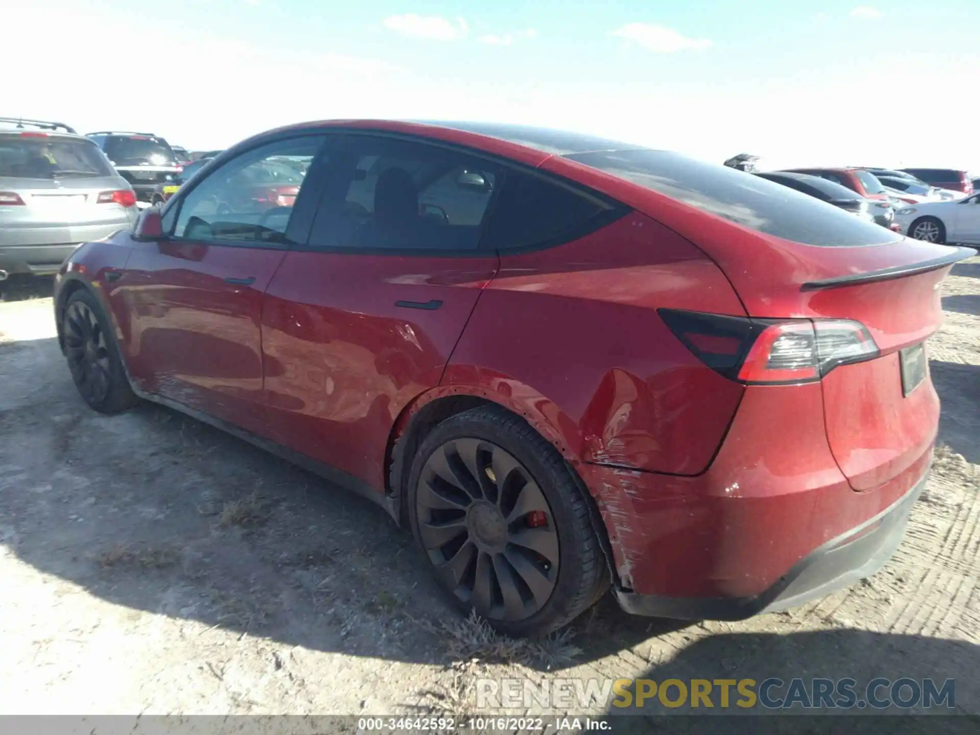 3 Photograph of a damaged car 5YJYGDEF4MF072930 TESLA MODEL Y 2021