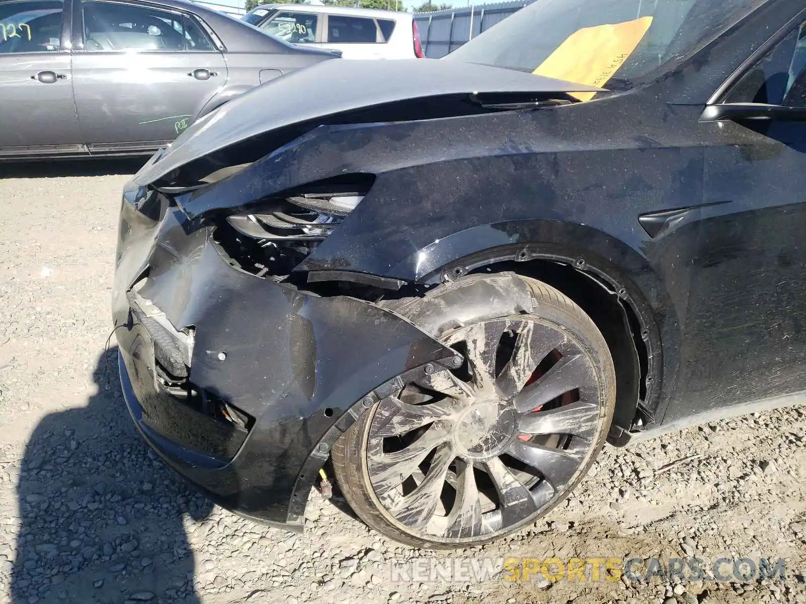 9 Photograph of a damaged car 5YJYGDEF4MF098783 TESLA MODEL Y 2021