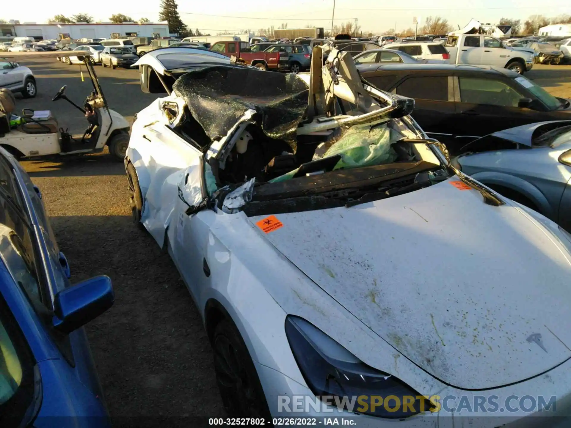 6 Photograph of a damaged car 5YJYGDEF4MF157668 TESLA MODEL Y 2021