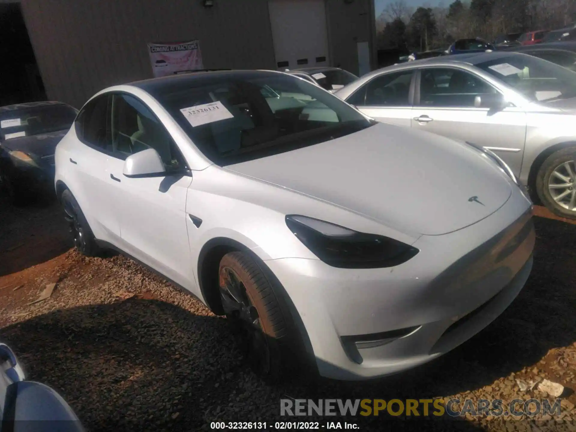 1 Фотография поврежденного автомобиля 5YJYGDEF4MF240212 TESLA MODEL Y 2021