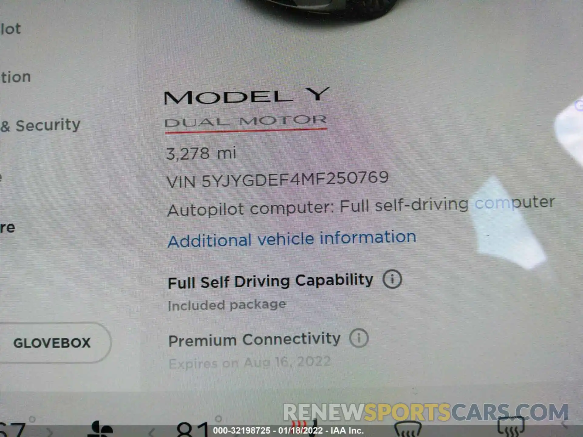 7 Фотография поврежденного автомобиля 5YJYGDEF4MF250769 TESLA MODEL Y 2021