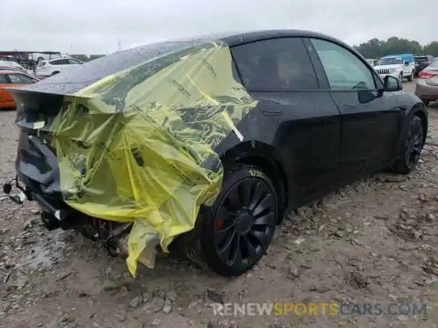 4 Фотография поврежденного автомобиля 5YJYGDEF5MF078364 TESLA MODEL Y 2021