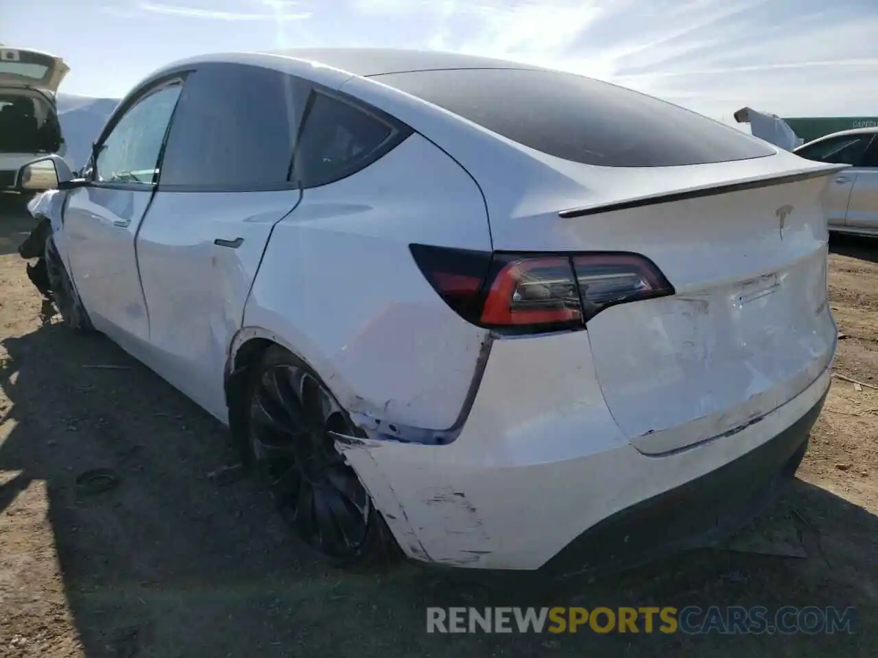 3 Photograph of a damaged car 5YJYGDEF5MF079109 TESLA MODEL Y 2021