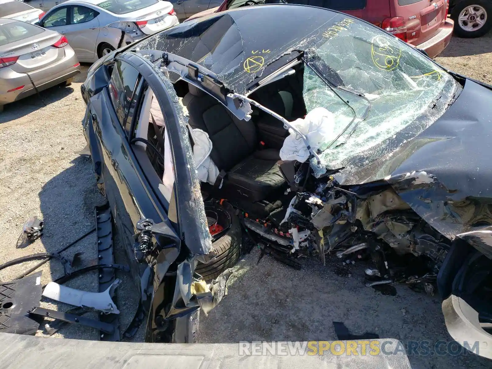 9 Photograph of a damaged car 5YJYGDEF6MF157767 TESLA MODEL Y 2021