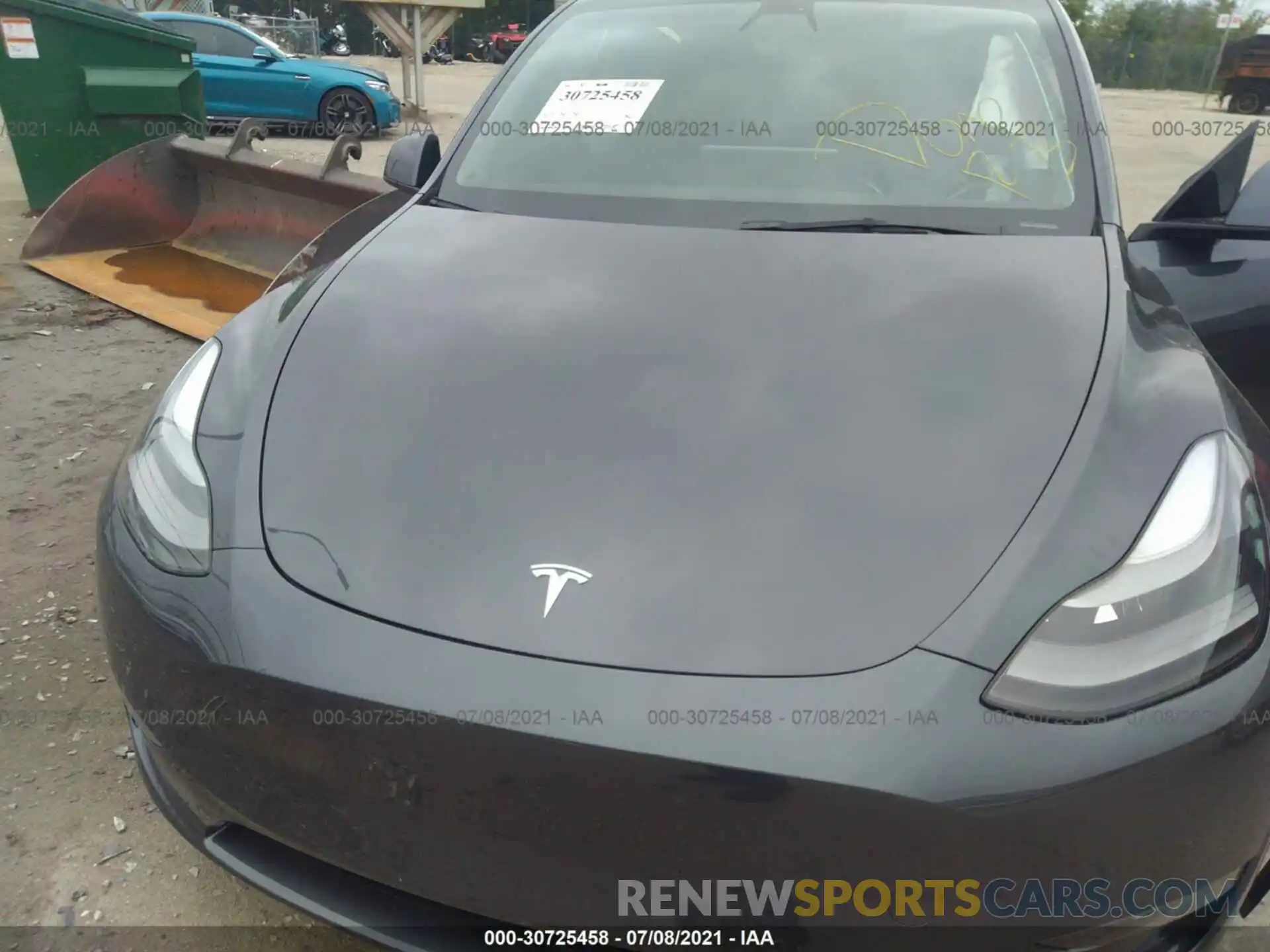 10 Фотография поврежденного автомобиля 5YJYGDEF6MF201556 TESLA MODEL Y 2021