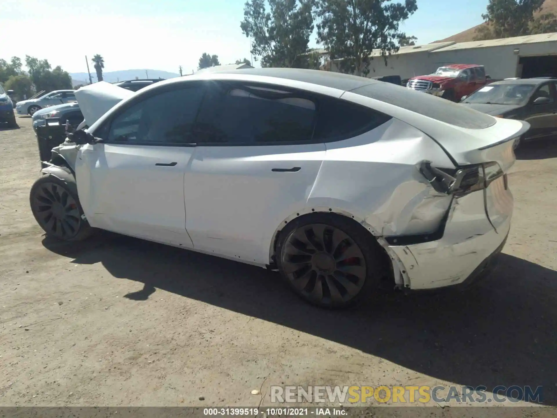 3 Photograph of a damaged car 5YJYGDEF6MF211682 TESLA MODEL Y 2021