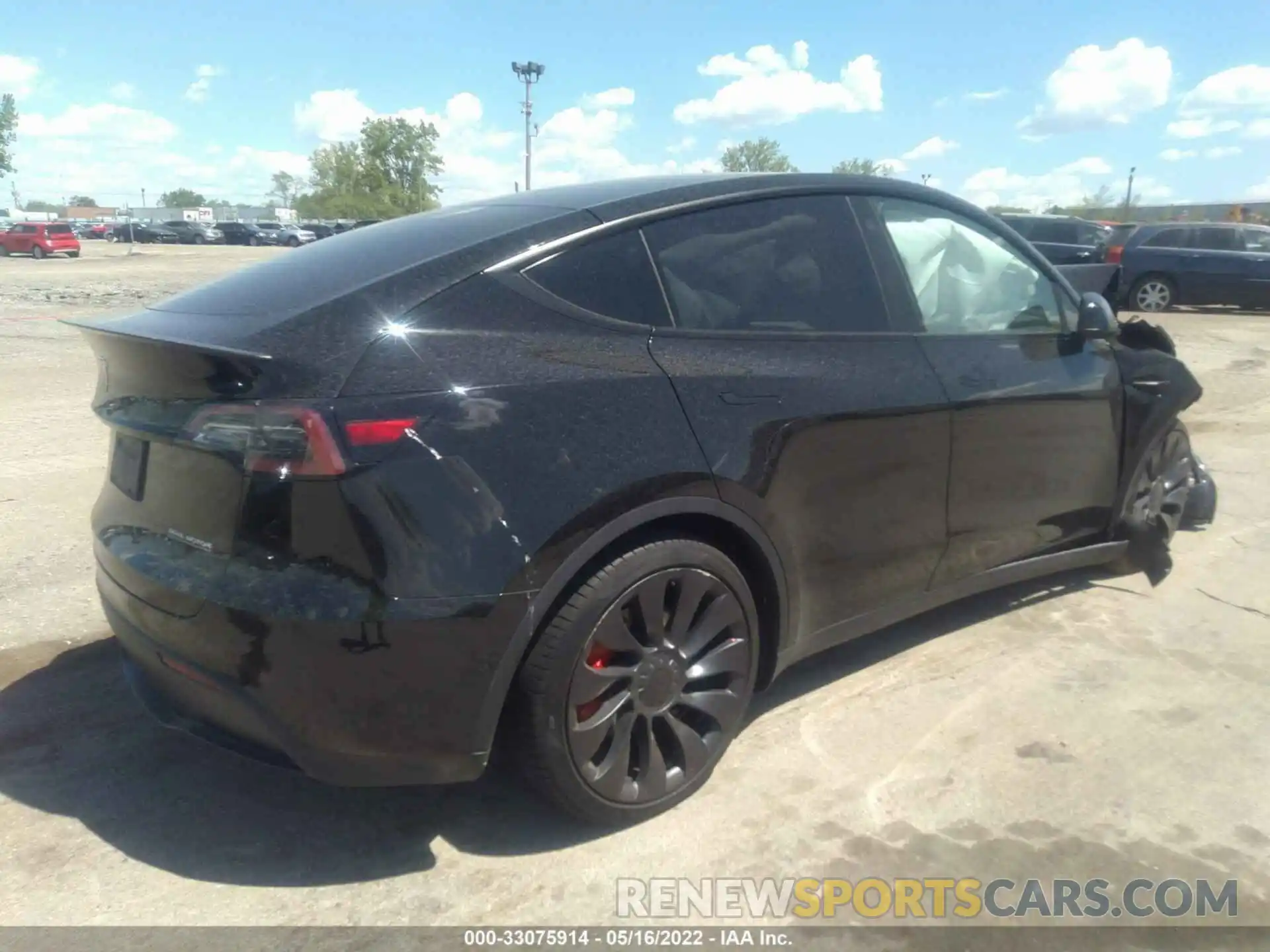 4 Фотография поврежденного автомобиля 5YJYGDEF6MF259294 TESLA MODEL Y 2021