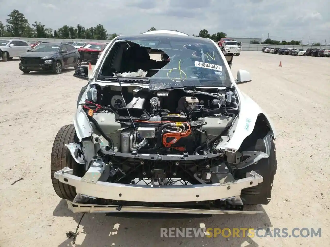 9 Photograph of a damaged car 5YJYGDEF6MF266696 TESLA MODEL Y 2021